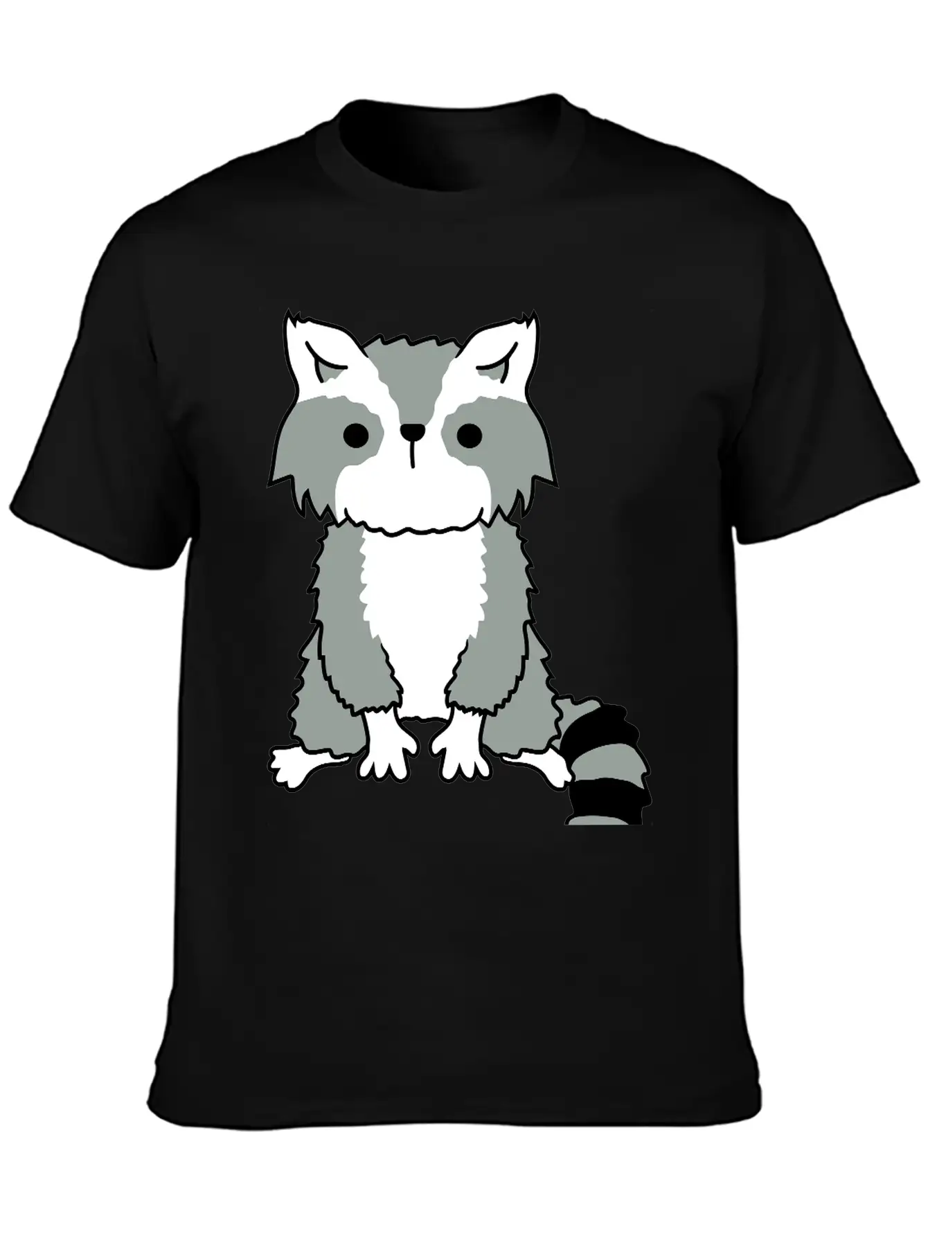 Little Raccoon Cute Cute Petty Essential Unisex Summer Tee – Soft Cotton Casual Fit