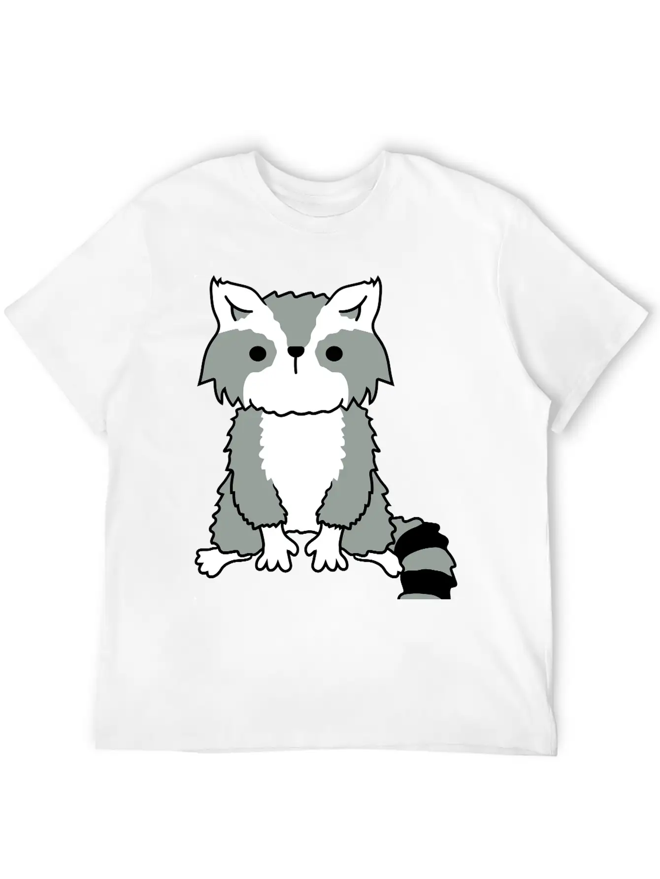Little Raccoon Cute Cute Petty Essential Unisex Summer Tee – Soft Cotton Casual Fit
