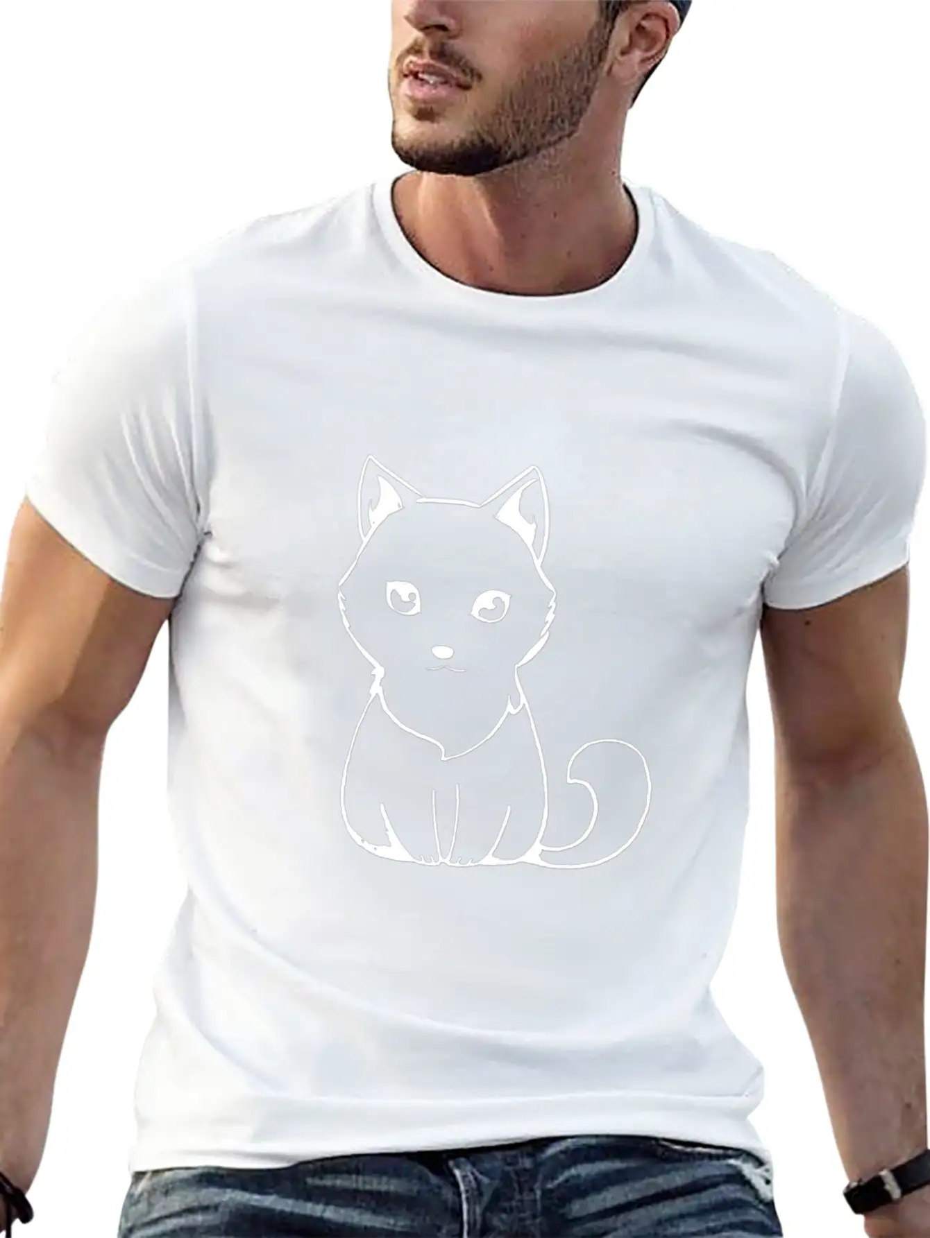 Little Wolf Stylish Everyday T-Shirt – Unisex Basic Cotton Tee