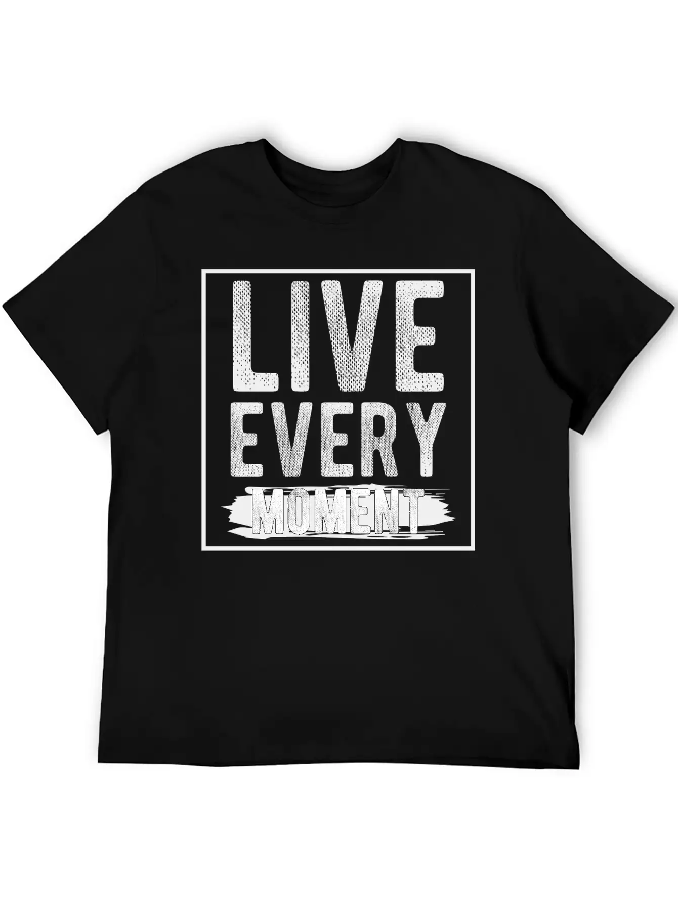 Live Every Moment Basic Graphic T-Shirt – Daily Comfort In Soft Cotton