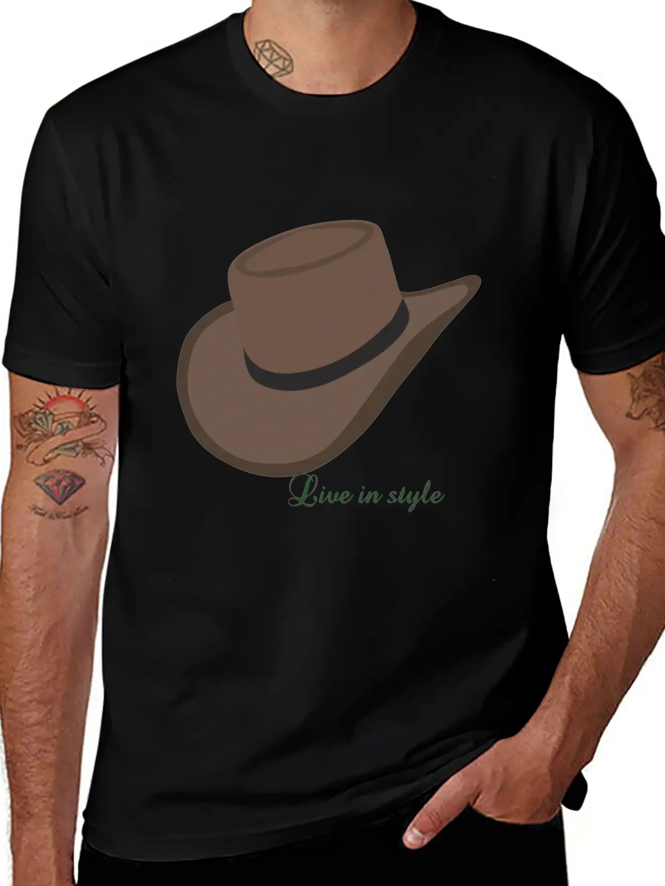 Live In Style Essential Unisex Summer Tee – Soft Cotton Casual Fit