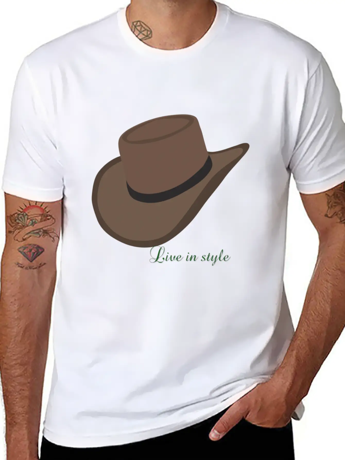 Live In Style Essential Unisex Summer Tee – Soft Cotton Casual Fit