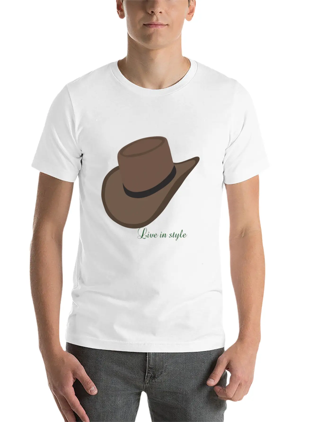 Live In Style Essential Unisex Summer Tee – Soft Cotton Casual Fit