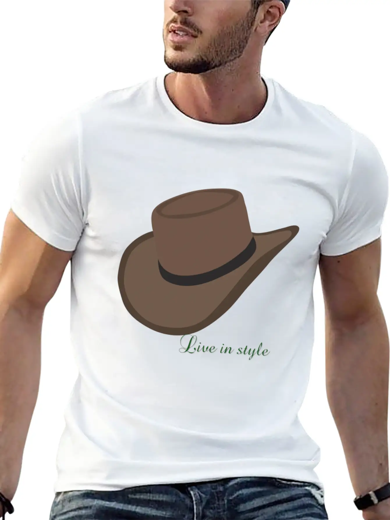 Live In Style Essential Unisex Summer Tee – Soft Cotton Casual Fit