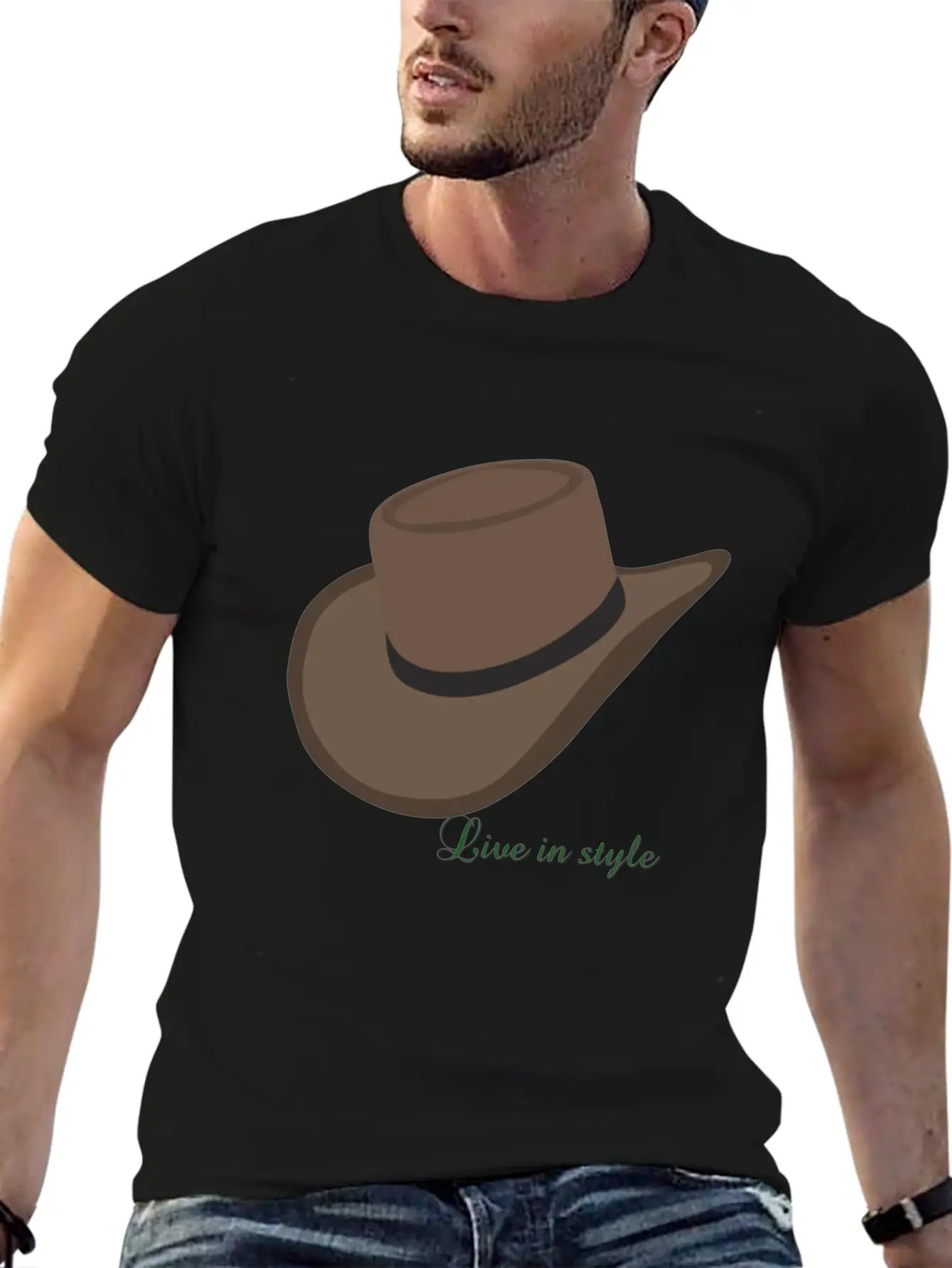 Live In Style Essential Unisex Summer Tee – Soft Cotton Casual Fit