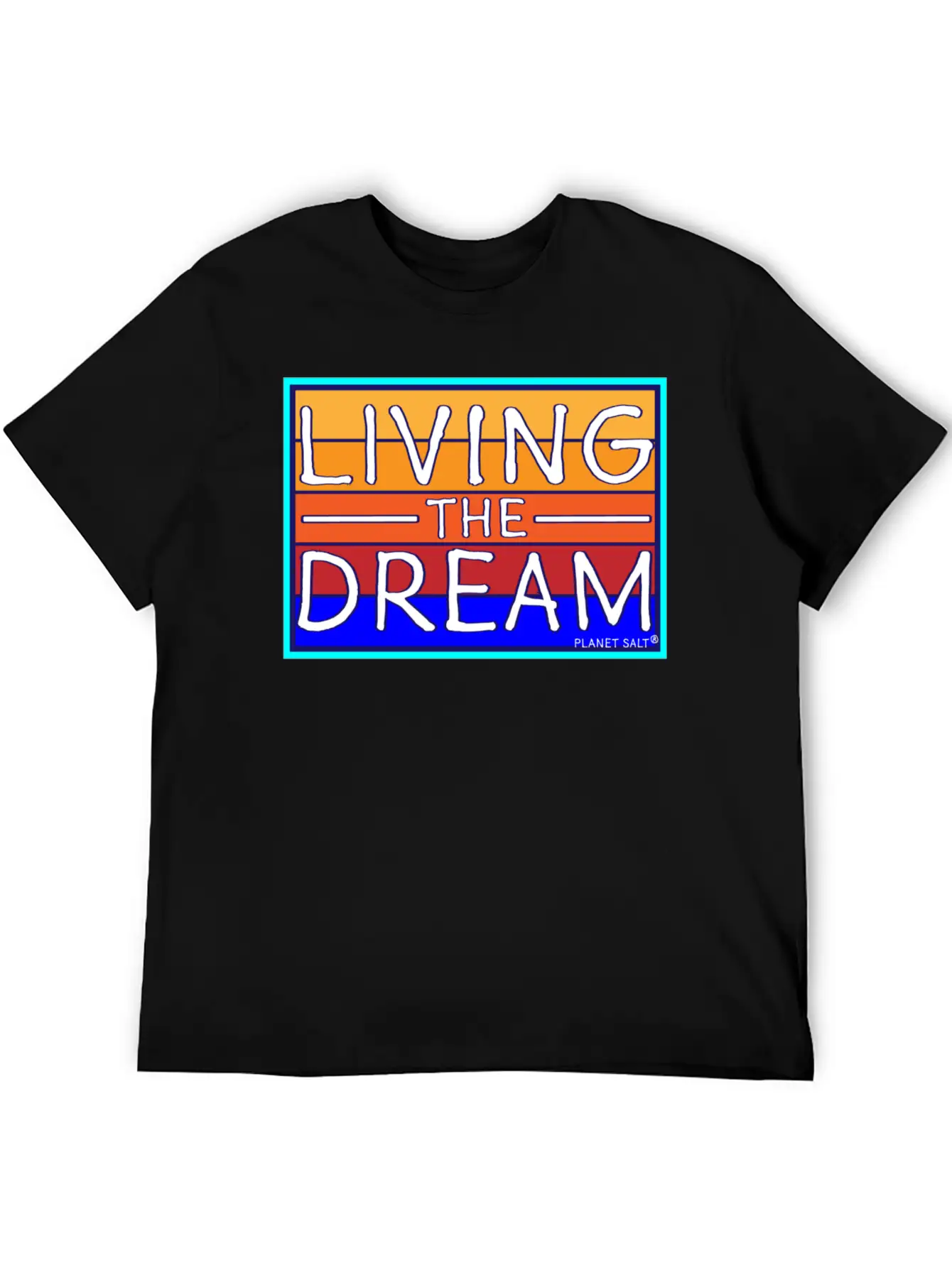Living The Dream Unisex Short Sleeve Soft Cotton T-Shirt – Casual Everyday Wear
