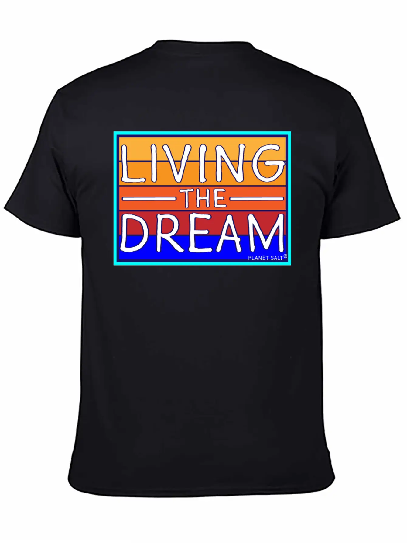 Living The Dream Unisex Short Sleeve Soft Cotton T-Shirt – Casual Everyday Wear
