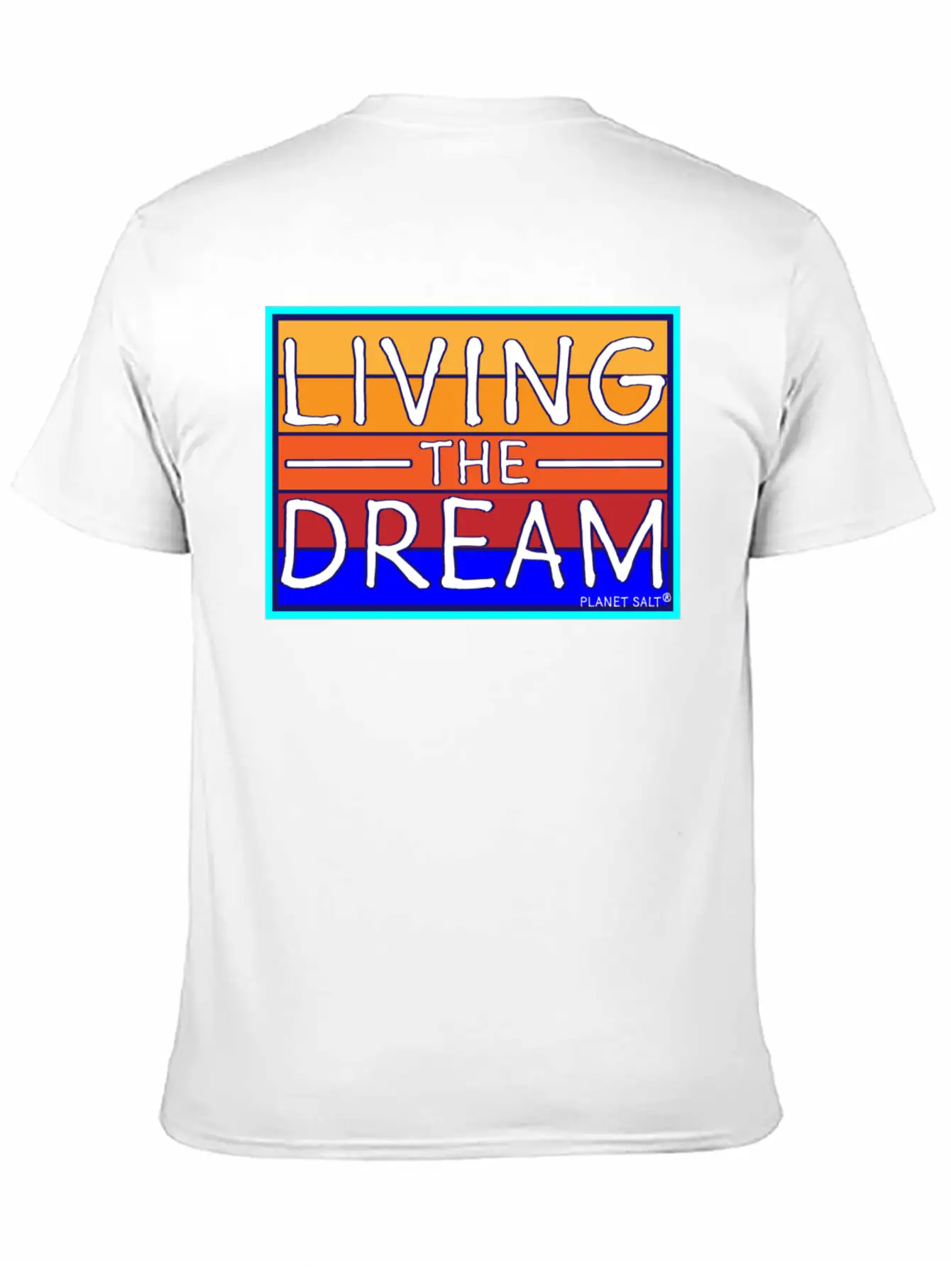 Living The Dream Unisex Short Sleeve Soft Cotton T-Shirt – Casual Everyday Wear