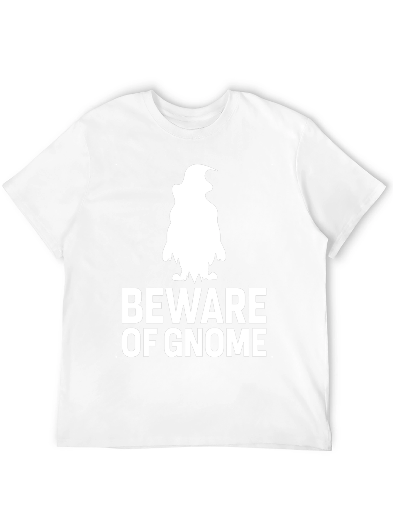 Beware of Gnome Graphic T-Shirt - Black