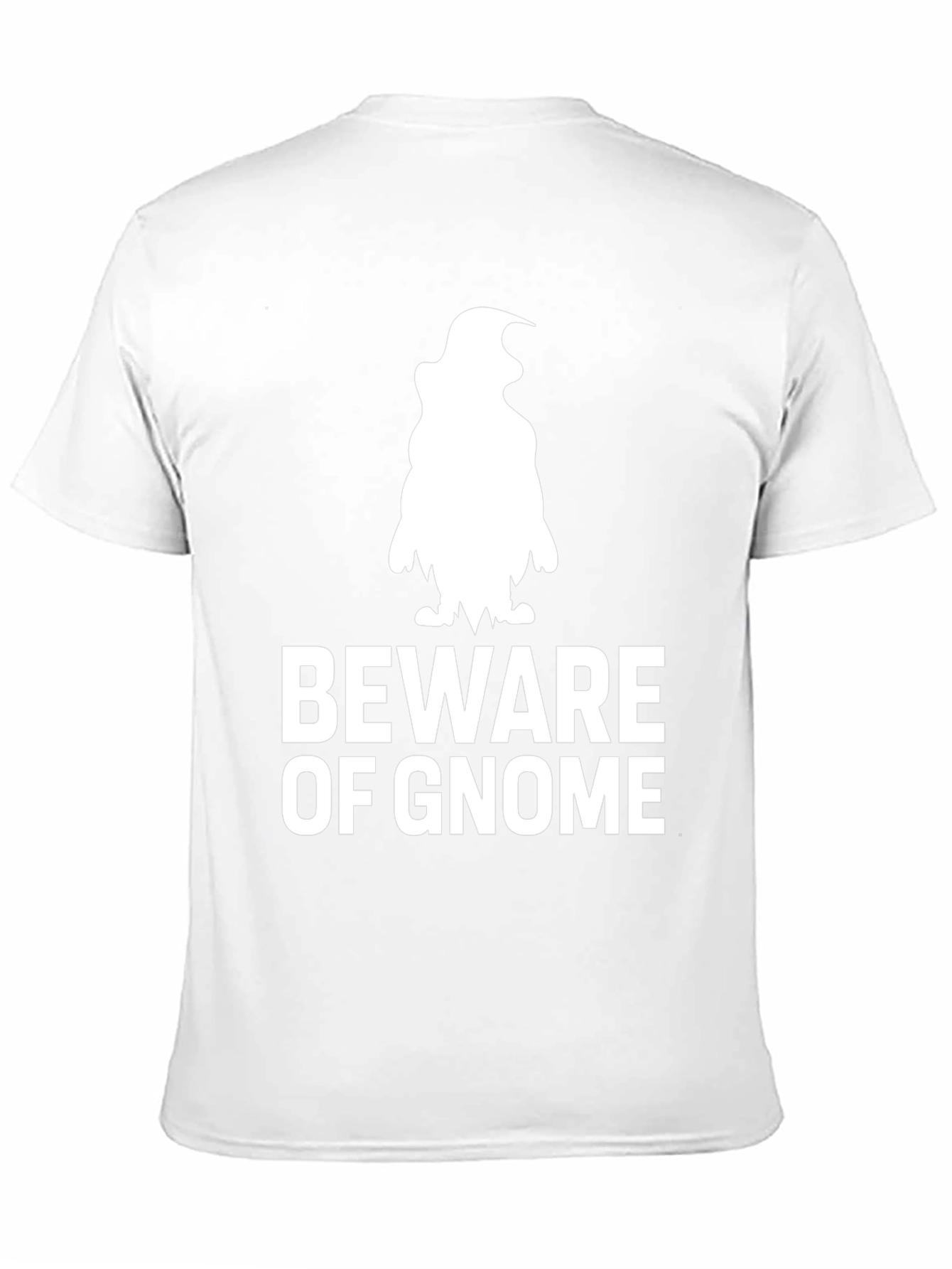 Beware of Gnome Graphic T-Shirt - Black