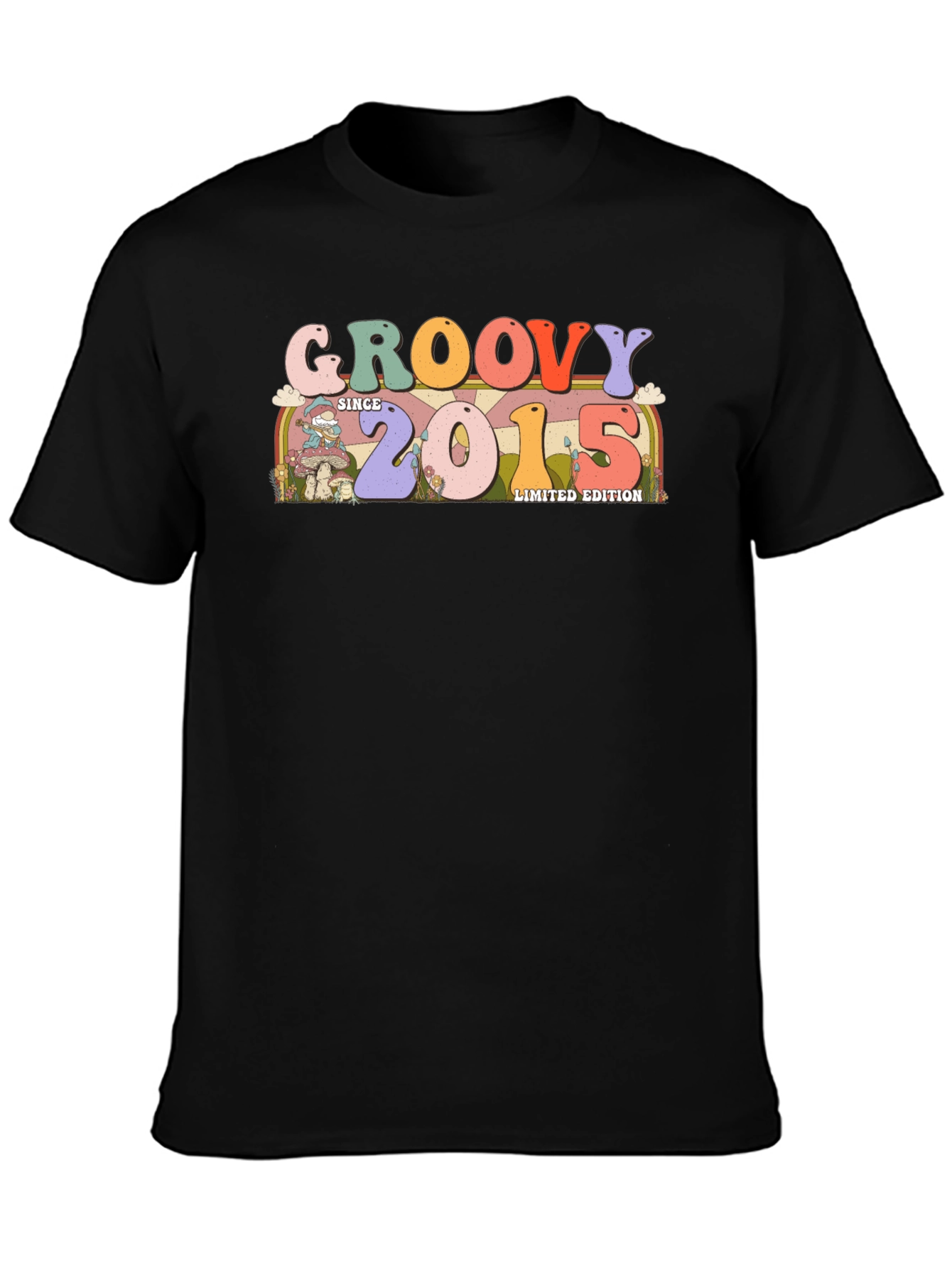 Groovy Since 2015 Limited Edition Black T-Shirt