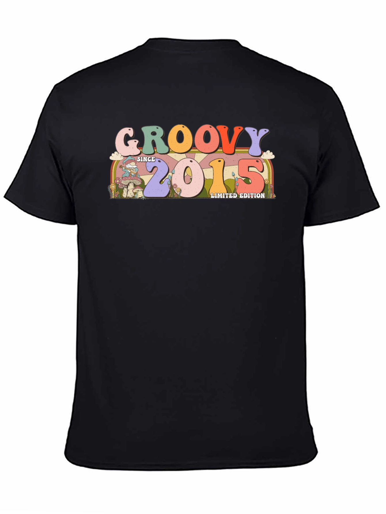 Groovy Since 2015 Limited Edition Black T-Shirt