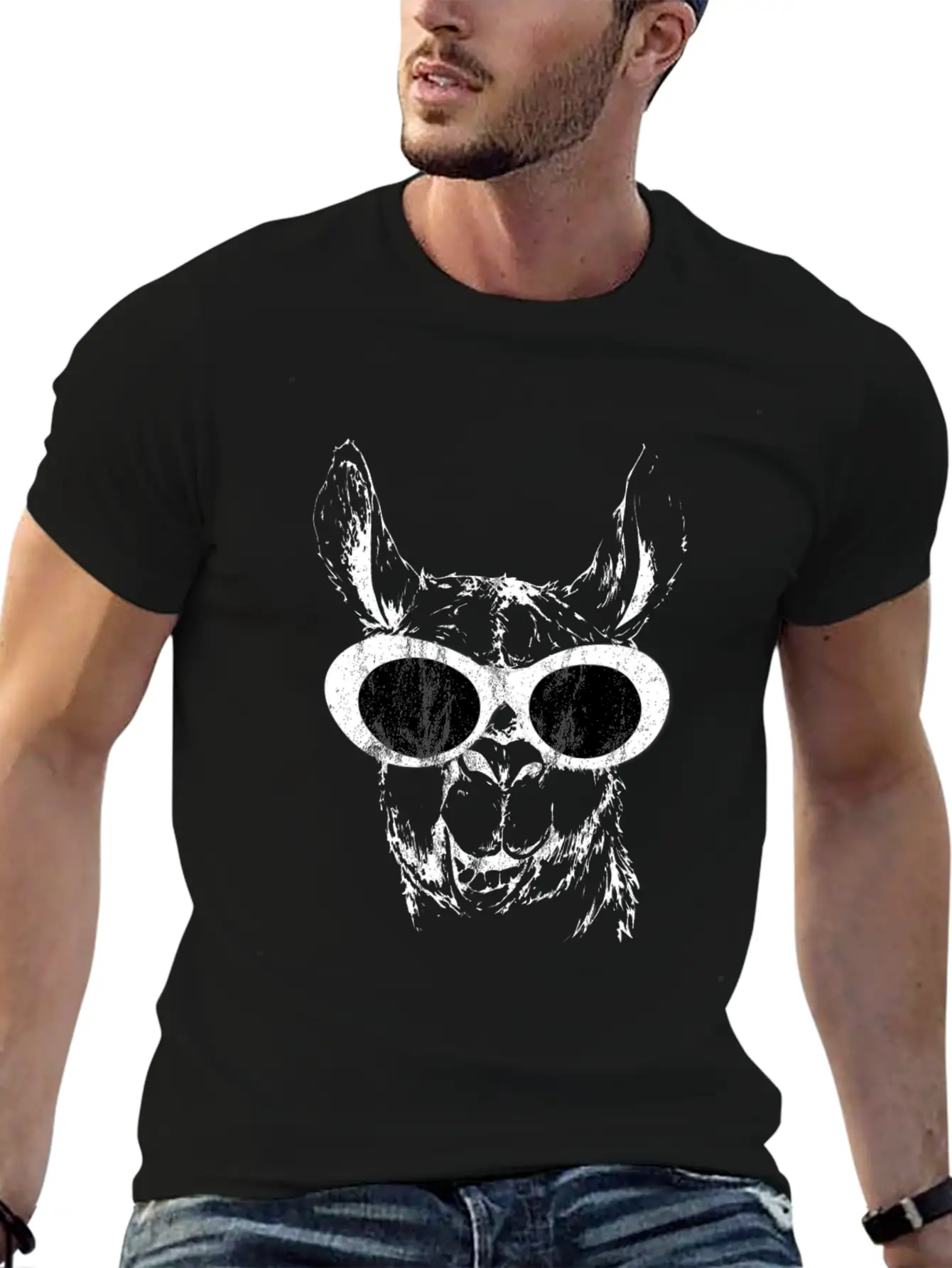Llama Clout Goggles Llama Edm Hip Hop Rappers Essential Unisex Summer Tee – Soft Cotton Casual Fit