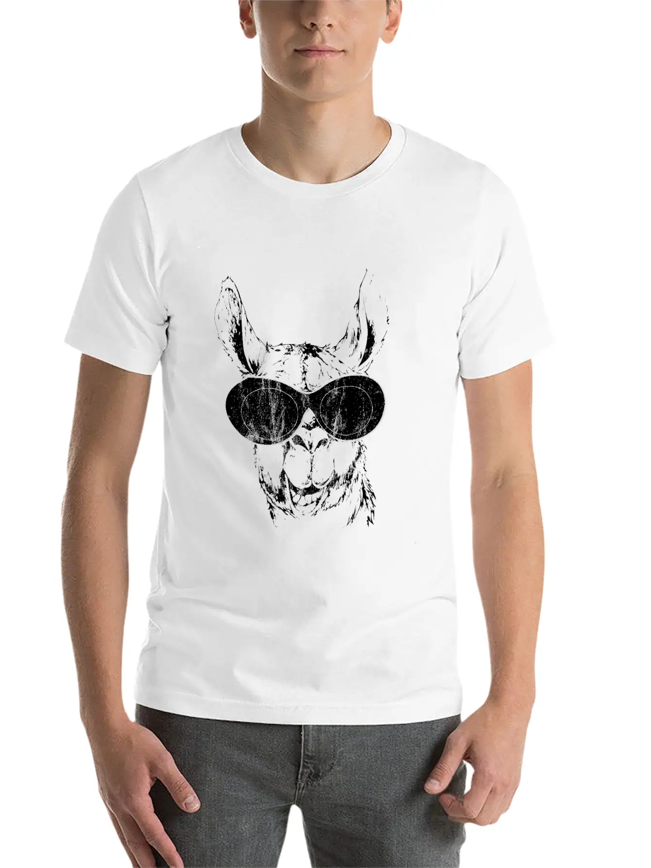 Llama Clout Goggles Llama Edm Hip Hop Rappers Essential Unisex Summer Tee – Soft Cotton Casual Fit