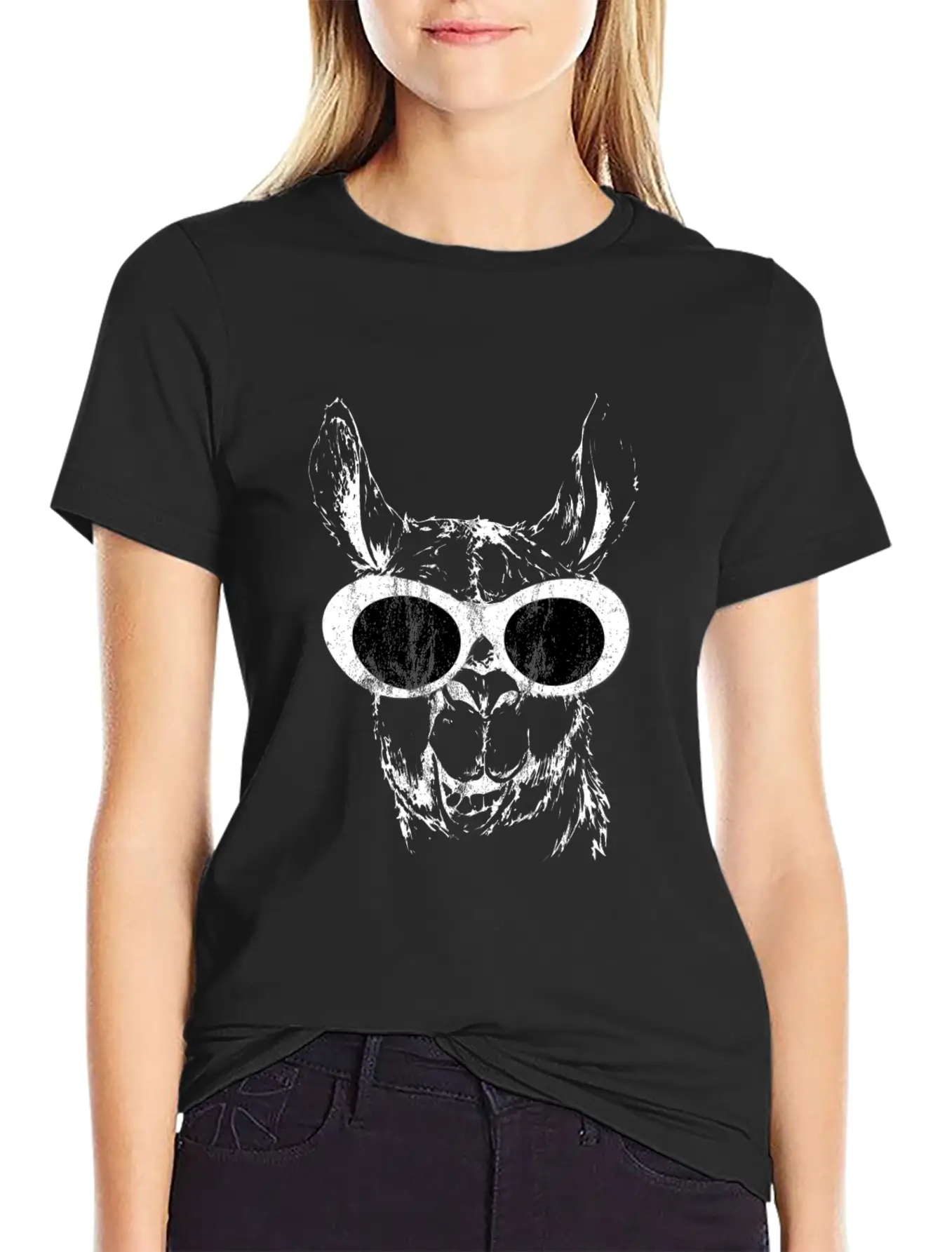 Llama Clout Goggles Llama Edm Hip Hop Rappers Essential Unisex Summer Tee – Soft Cotton Casual Fit