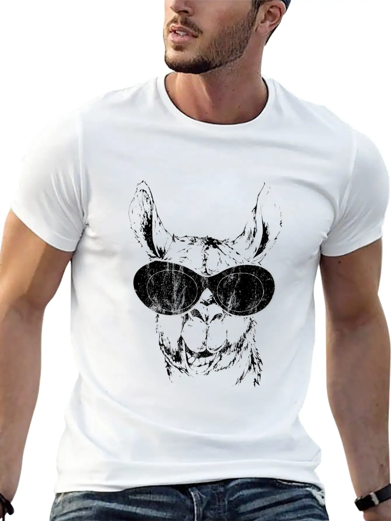Llama Clout Goggles Llama Edm Hip Hop Rappers Essential Unisex Summer Tee – Soft Cotton Casual Fit