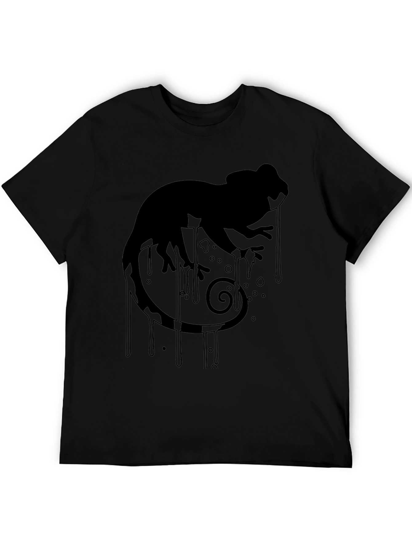 Chameleon Drip Black T-Shirt