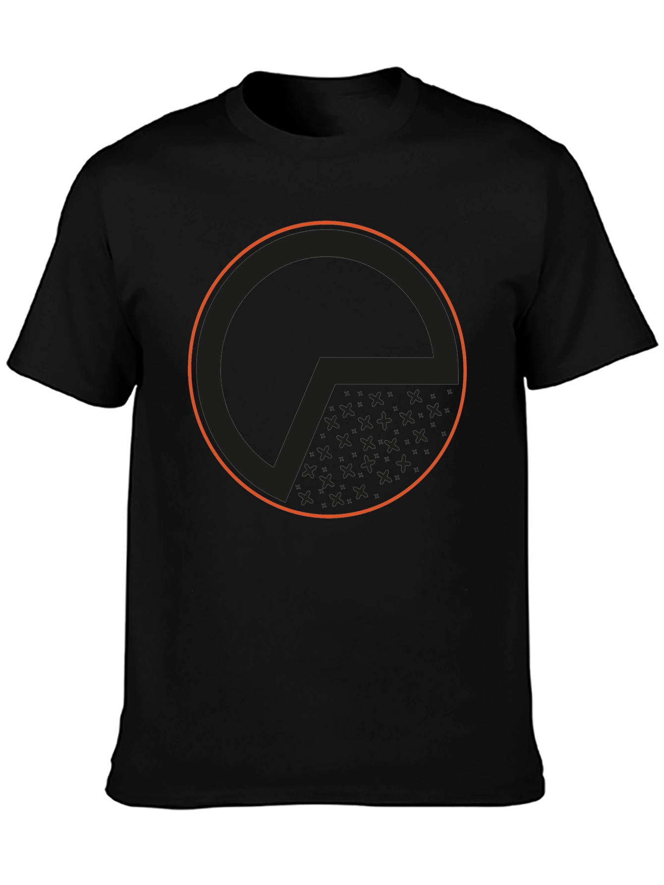 Geometric Circle Graphic Tee - Modern Design T-Shirt