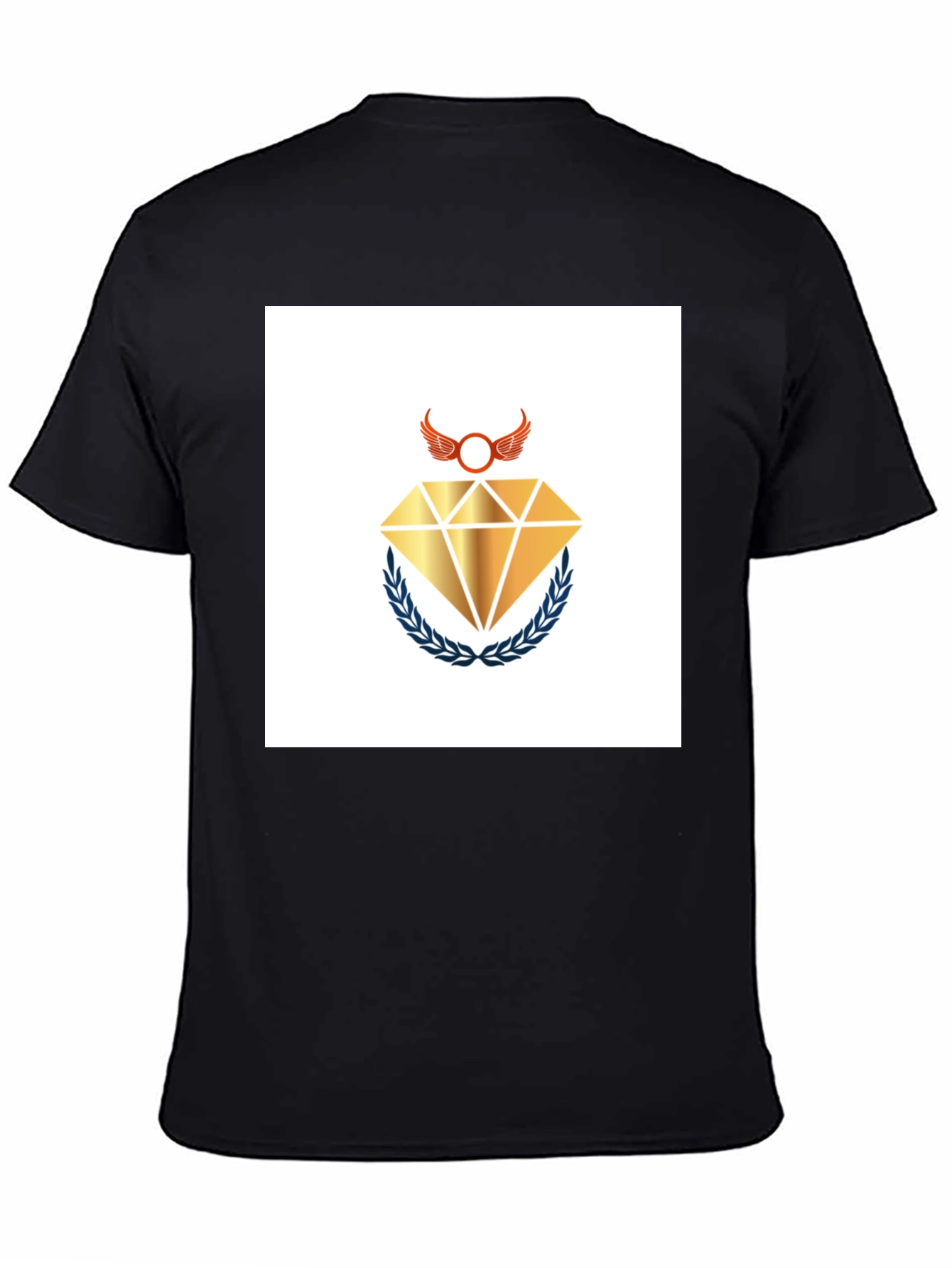 Diamond Wing Crest Black T-Shirt