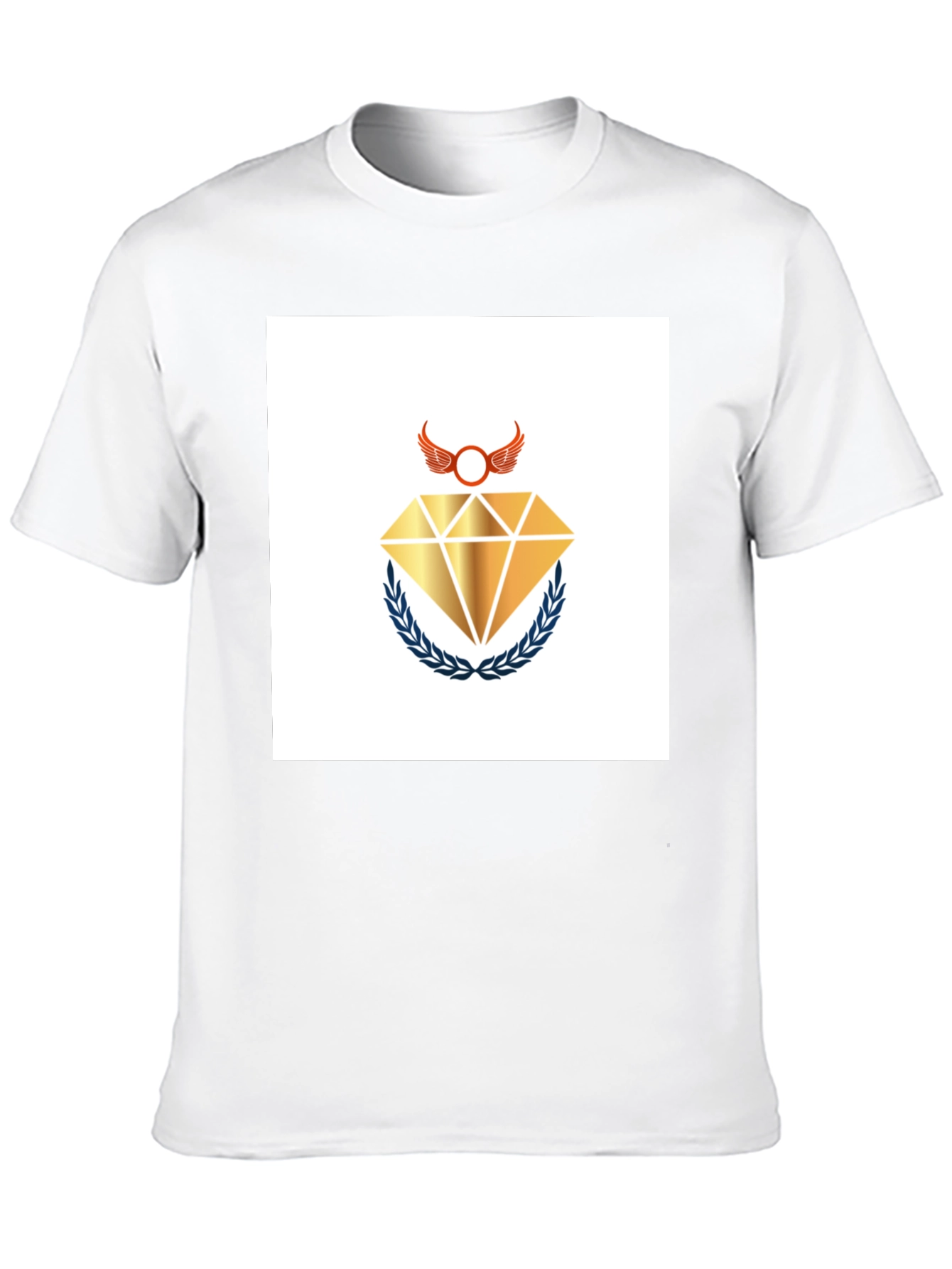 Diamond Wing Crest Black T-Shirt