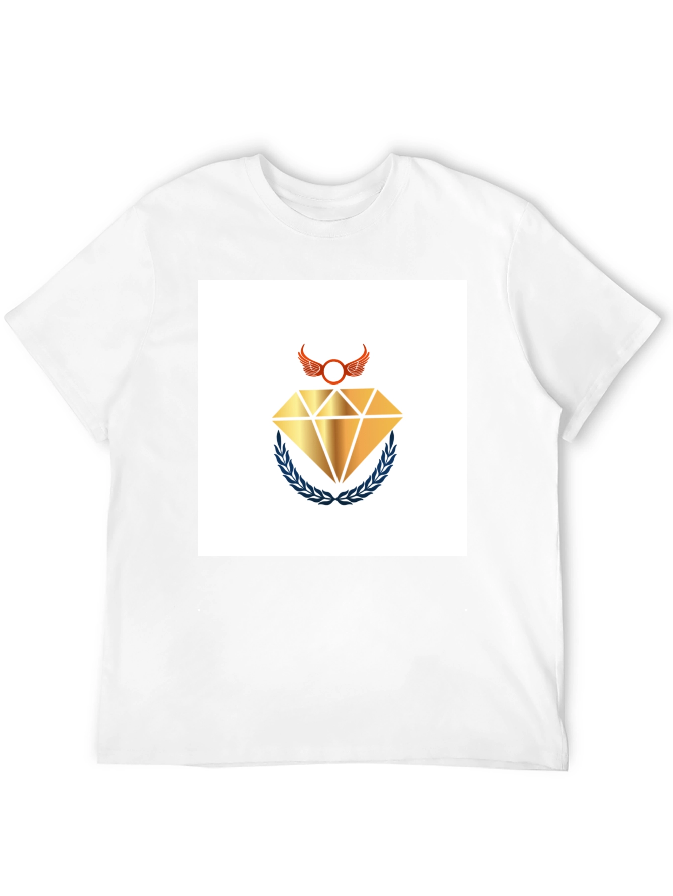 Diamond Wing Crest Black T-Shirt