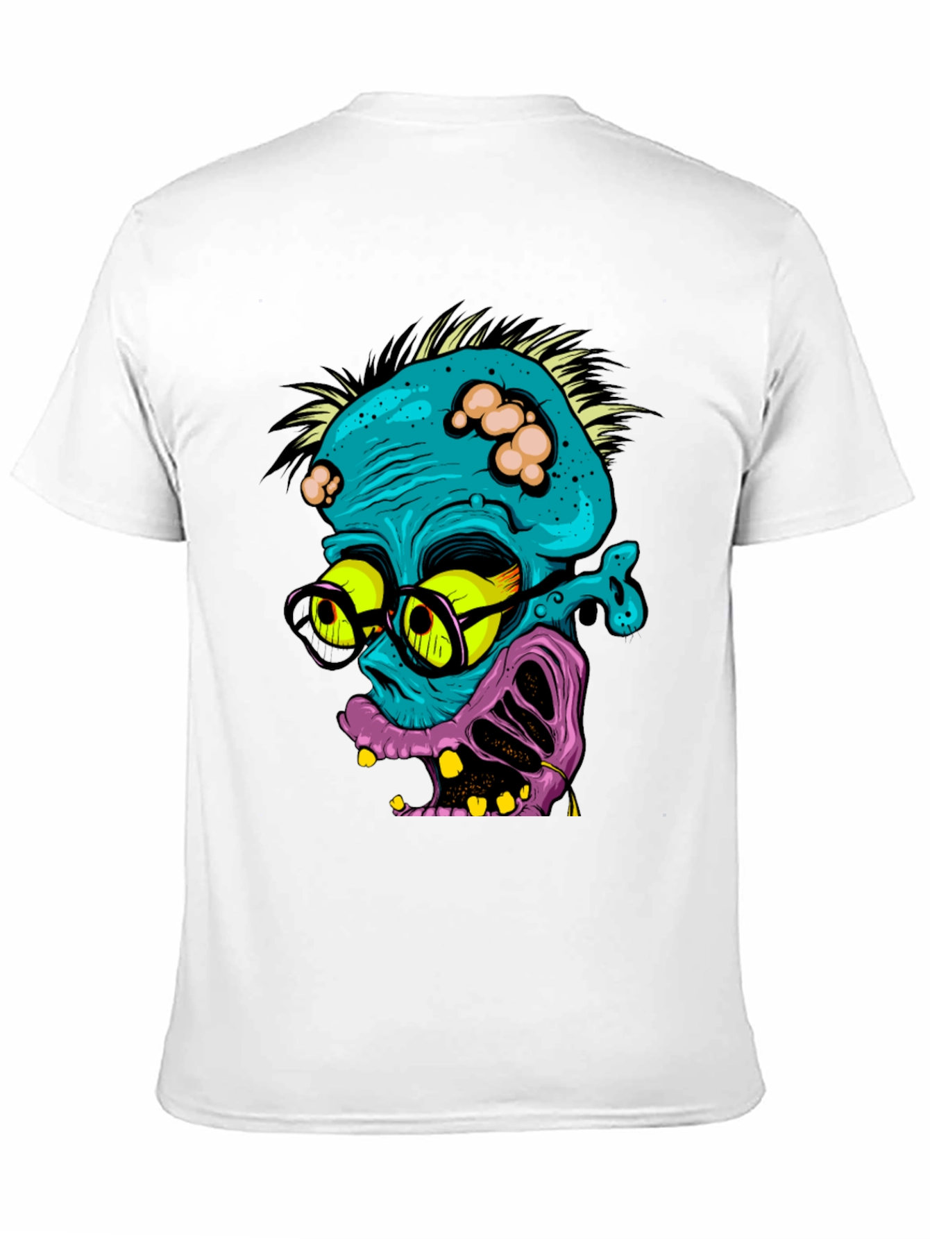 Zombie Nerd Graphic T-Shirt