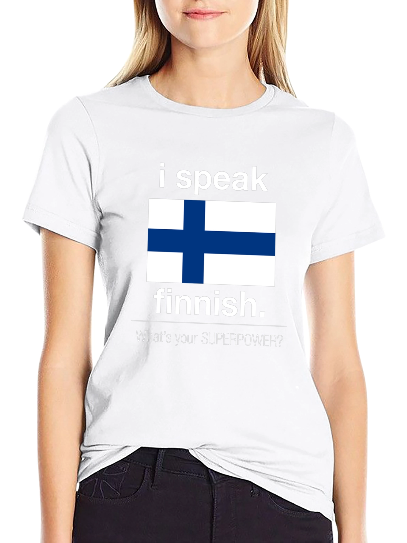 Finnish Speaker T-Shirt - Whats Your Superpower?