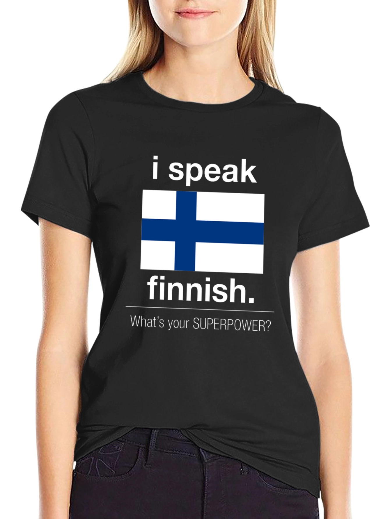 Finnish Speaker T-Shirt - Whats Your Superpower?