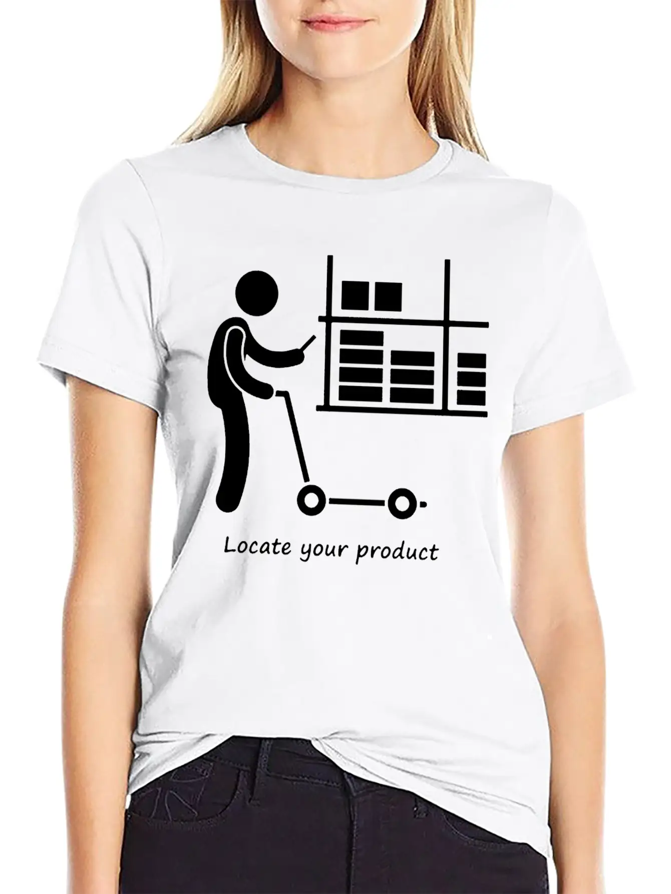 Locate Your Product Unisex Short Sleeve Soft Cotton T-Shirt – Casual Everyday Wear