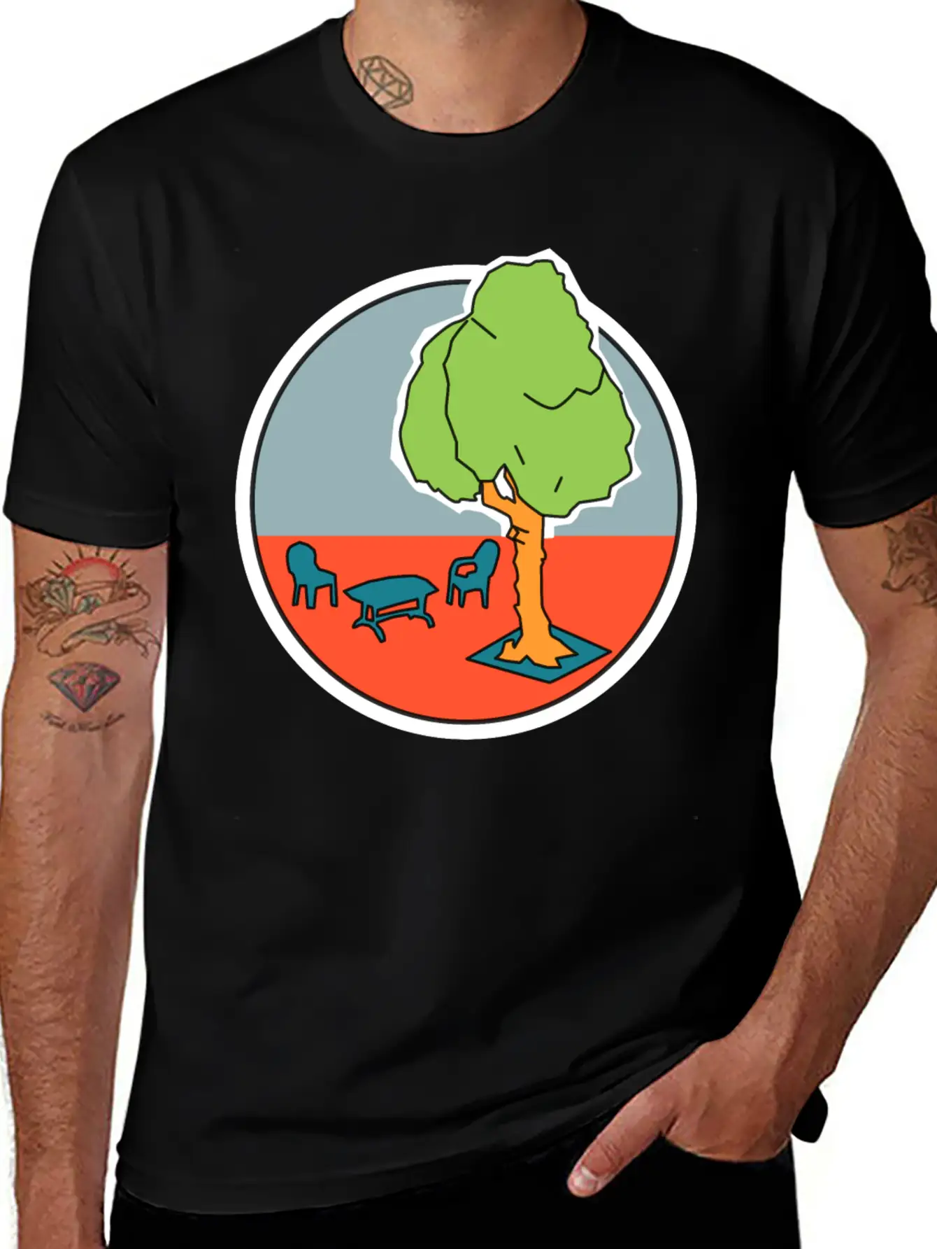 Location 02 Comfortable Minimalist Graphic Tee – Summer Style Essential