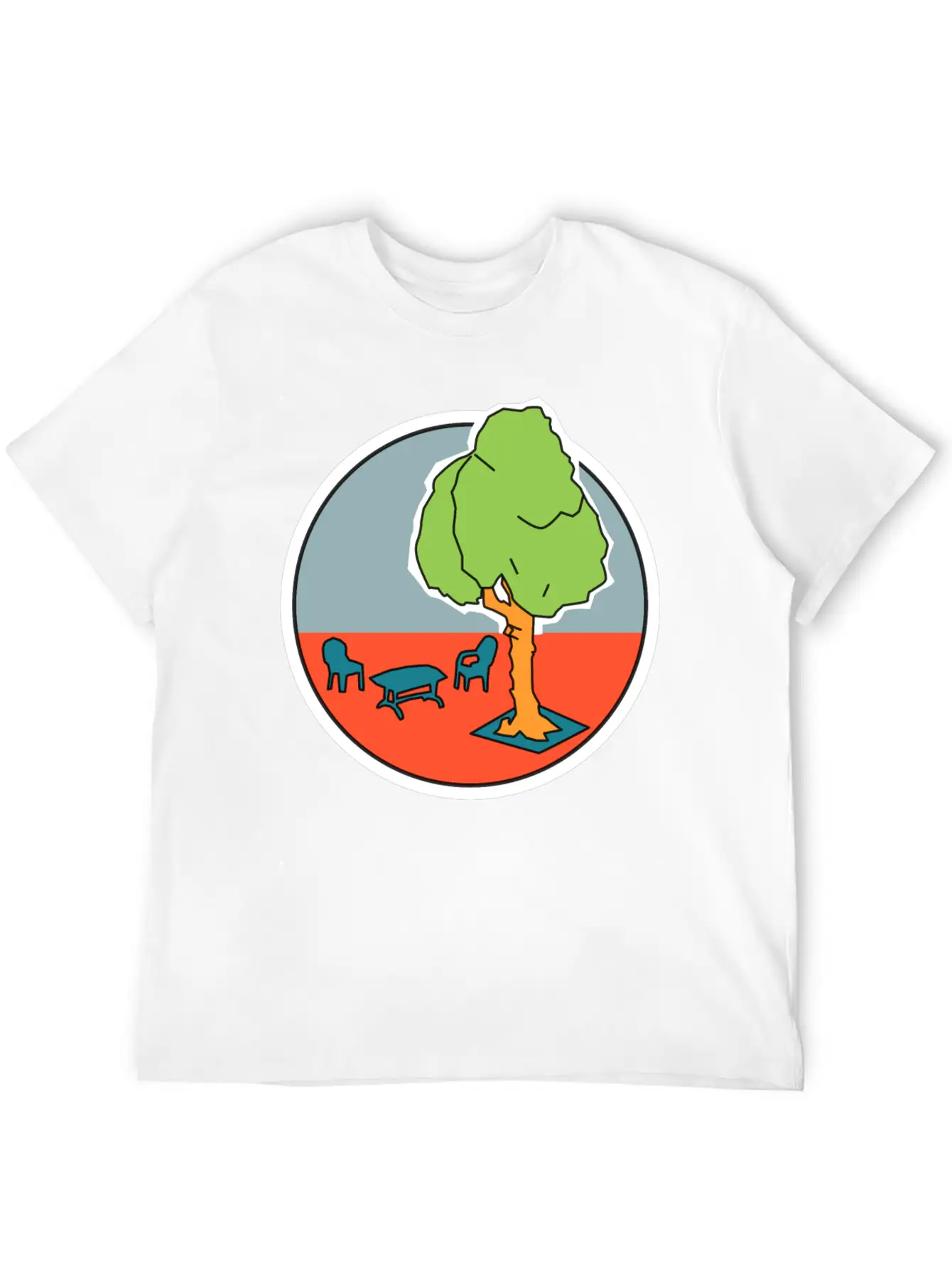 Location 02 Comfortable Minimalist Graphic Tee – Summer Style Essential