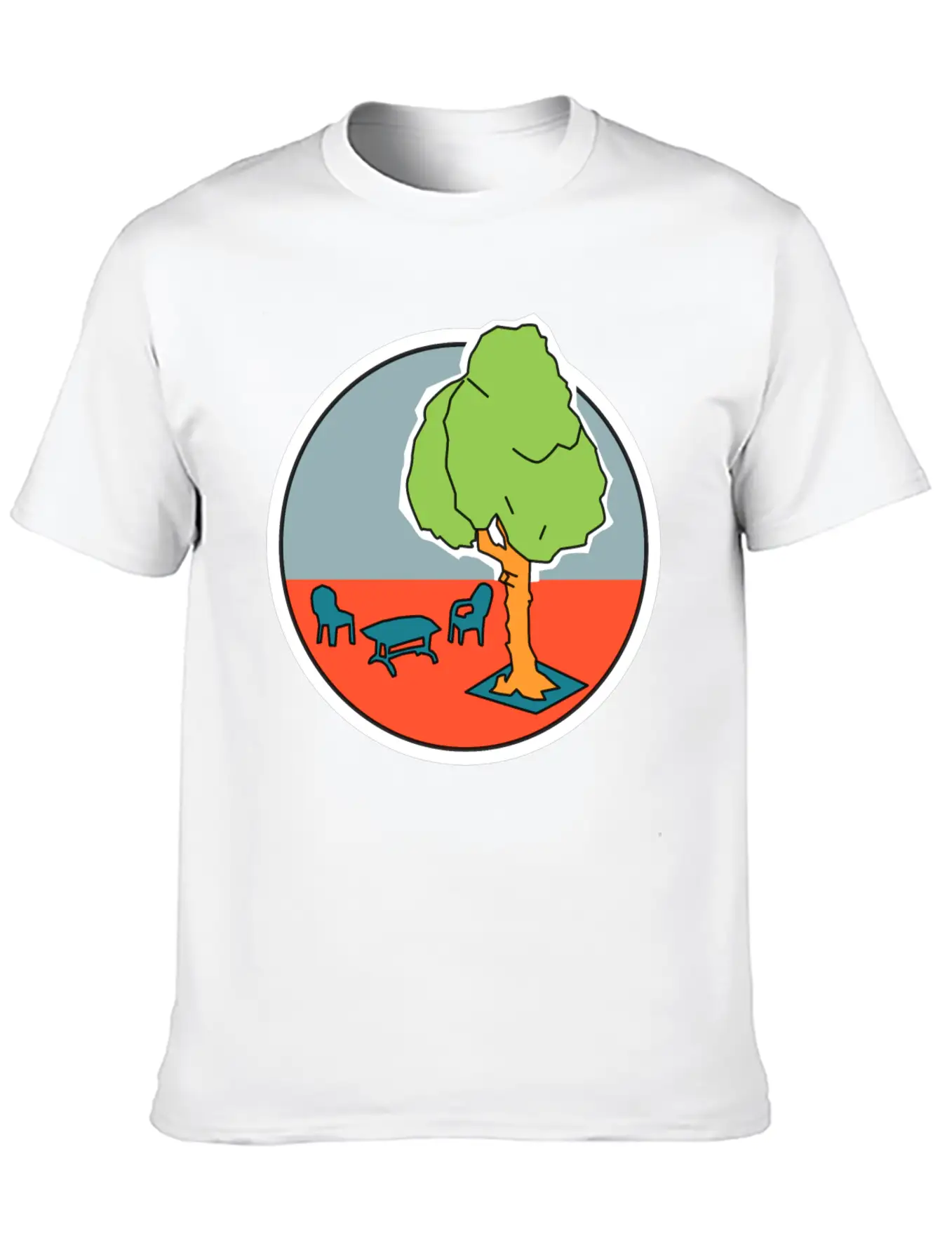 Location 02 Comfortable Minimalist Graphic Tee – Summer Style Essential