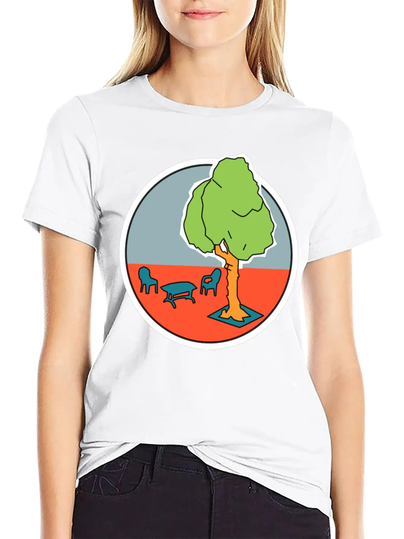 Location 02 Comfortable Minimalist Graphic Tee – Summer Style Essential