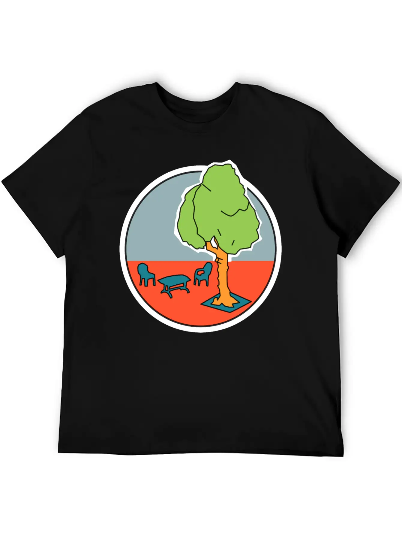 Location 02 Comfortable Minimalist Graphic Tee – Summer Style Essential
