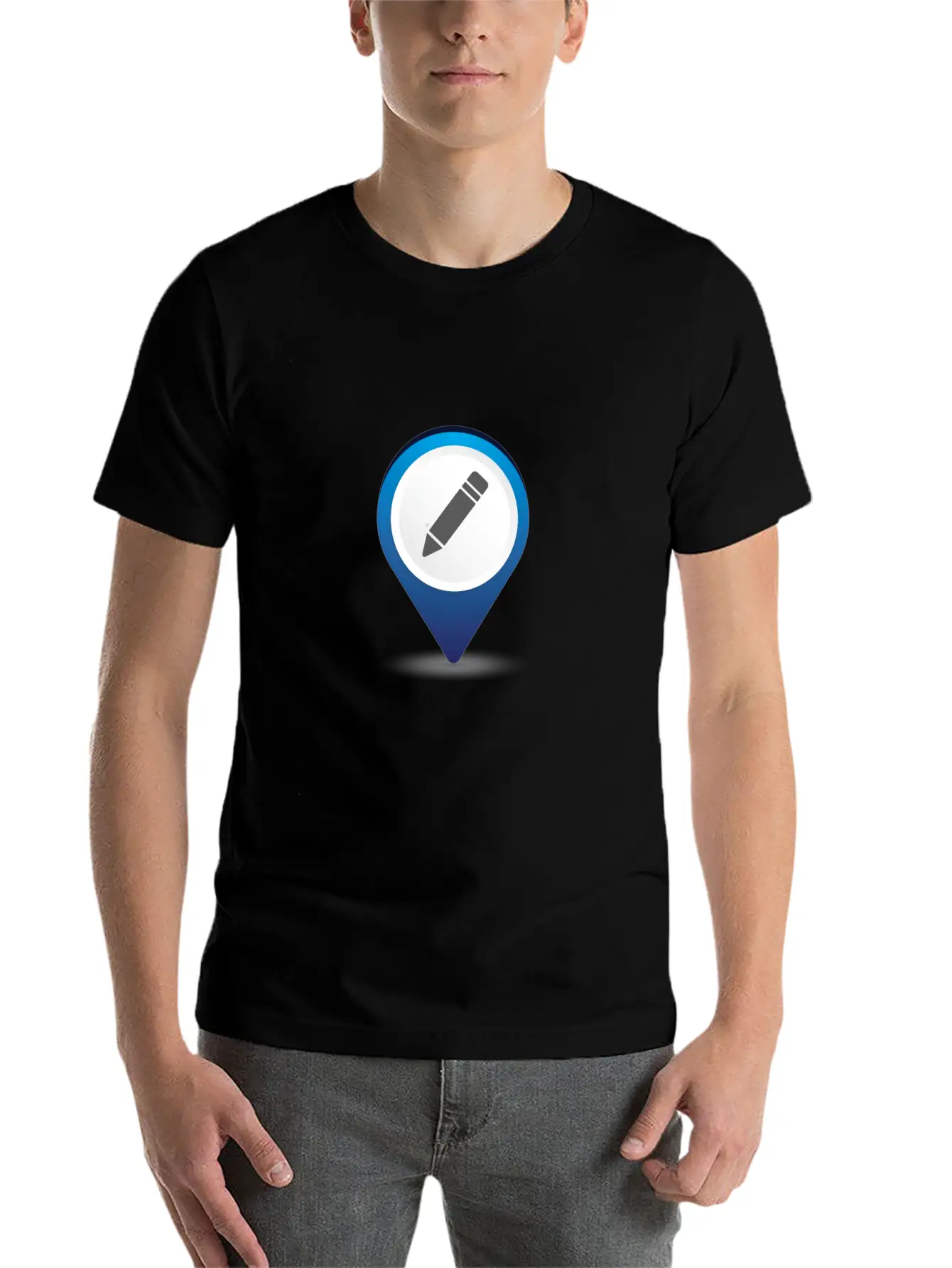 Location Pencil Stylish Everyday T-Shirt – Unisex Basic Cotton Tee