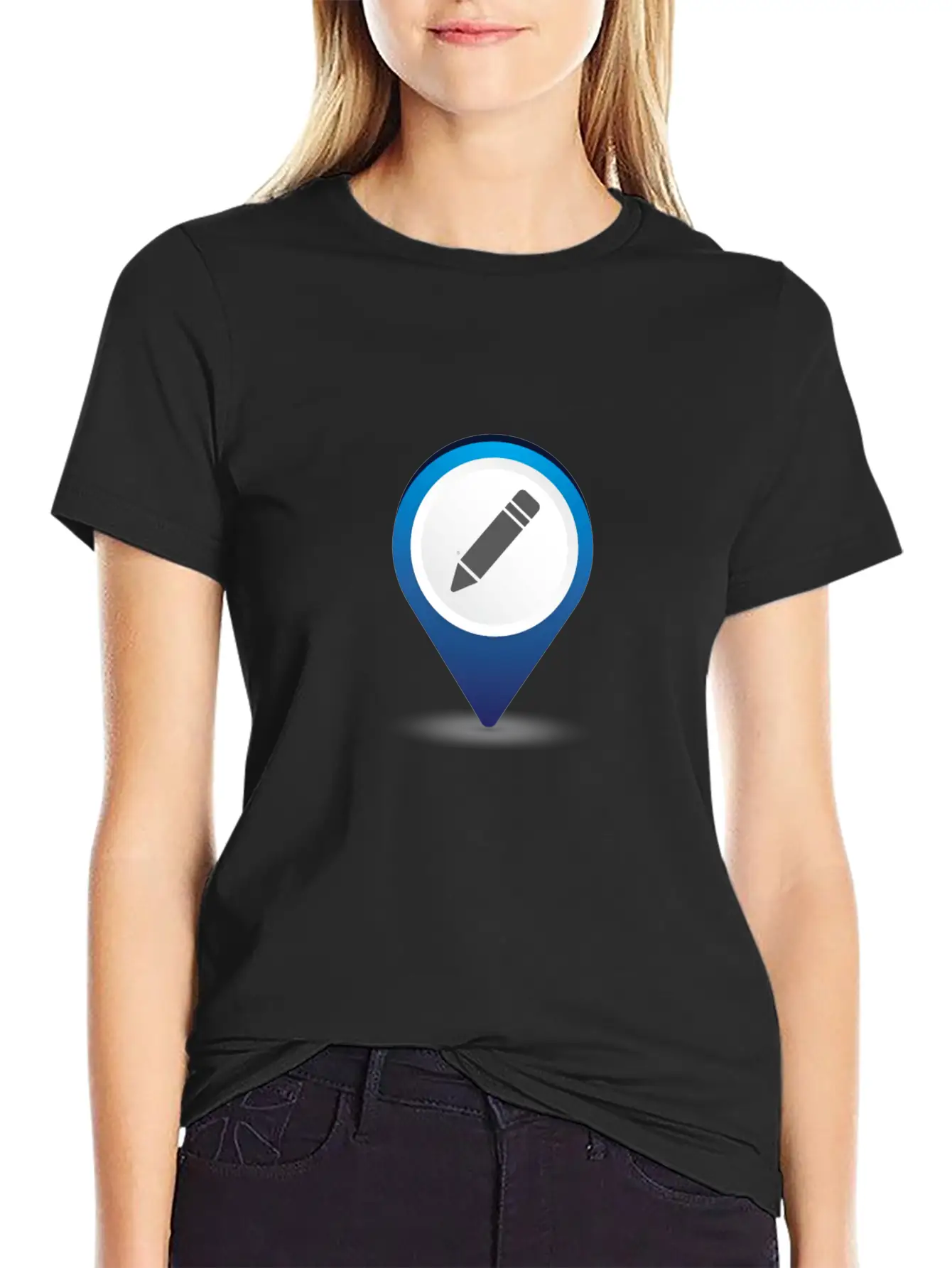 Location Pencil Stylish Everyday T-Shirt – Unisex Basic Cotton Tee