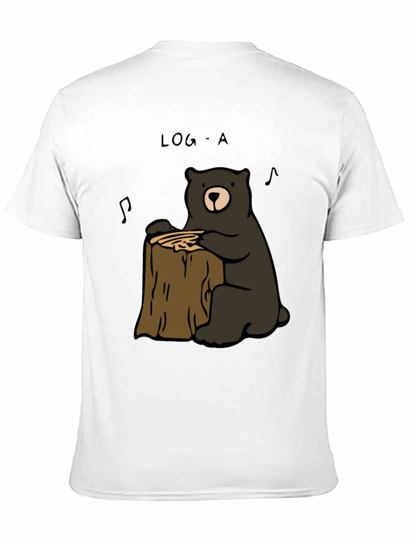 Log A Rhythms Relaxed Everyday Tee – Lightweight And Durable Cotton