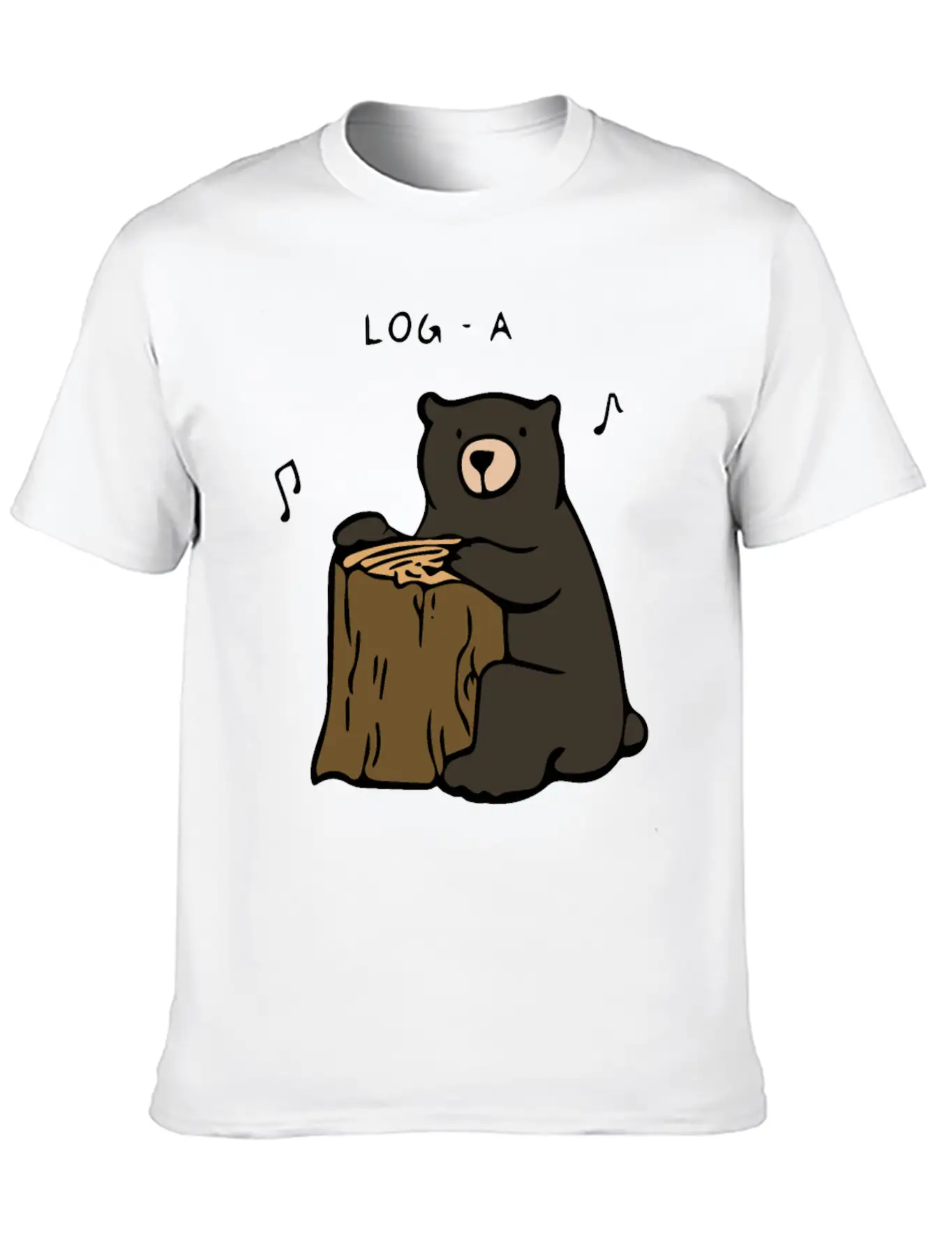 Log A Rhythms Relaxed Everyday Tee – Lightweight And Durable Cotton