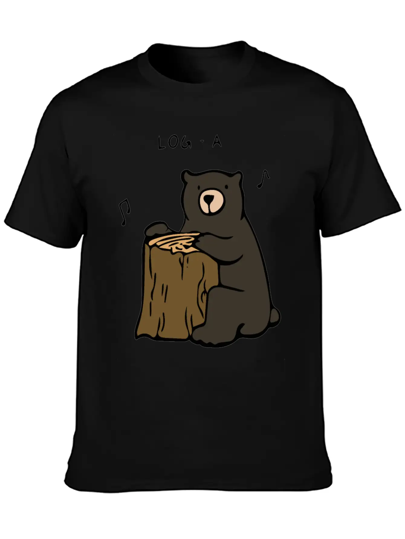 Log A Rhythms Relaxed Everyday Tee – Lightweight And Durable Cotton