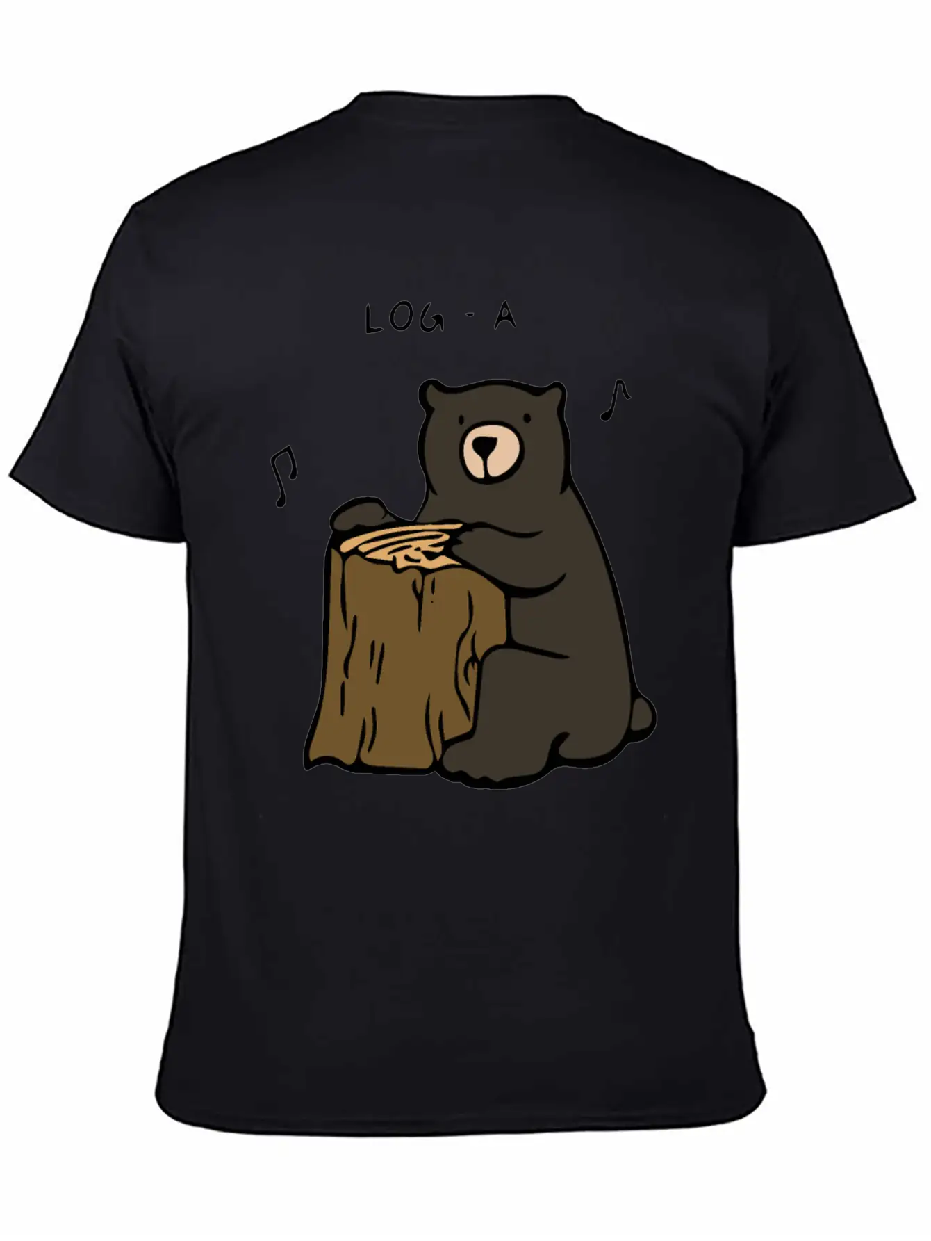 Log A Rhythms Relaxed Everyday Tee – Lightweight And Durable Cotton