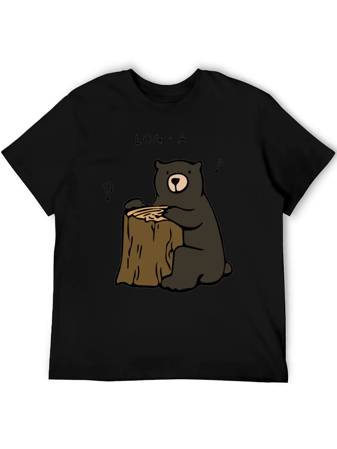 Log A Rhythms Relaxed Everyday Tee – Lightweight And Durable Cotton