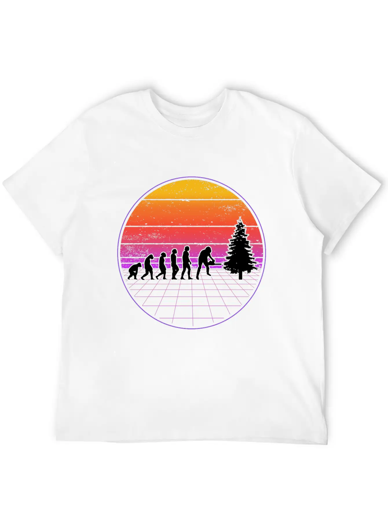 Logger Evolution Vaporwave Forester Unisex Casual T-Shirt – Clean Design For Daily Comfort