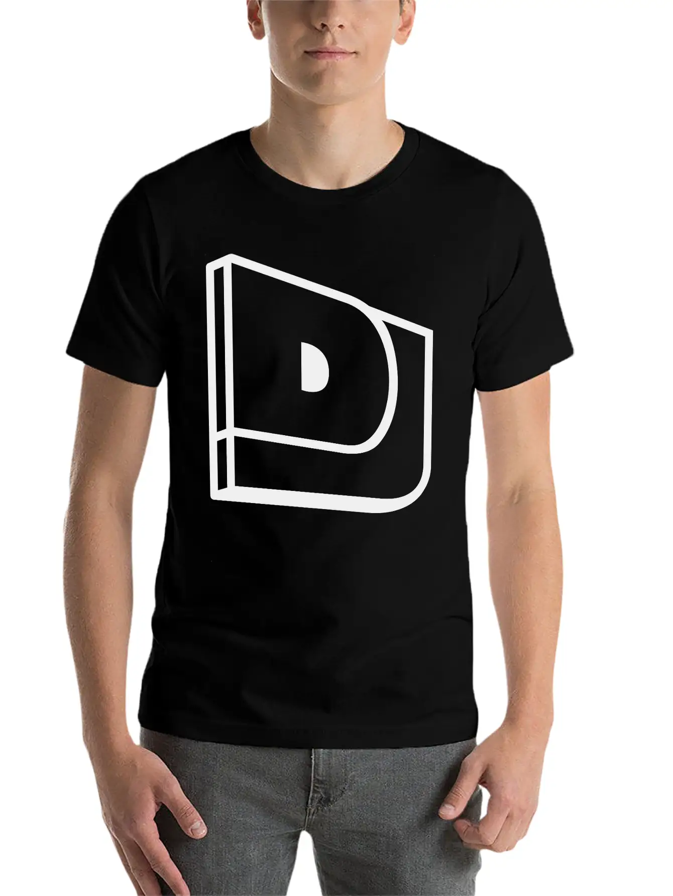 Logo DJ Cool Stylish Everyday T-Shirt – Unisex Basic Cotton Tee