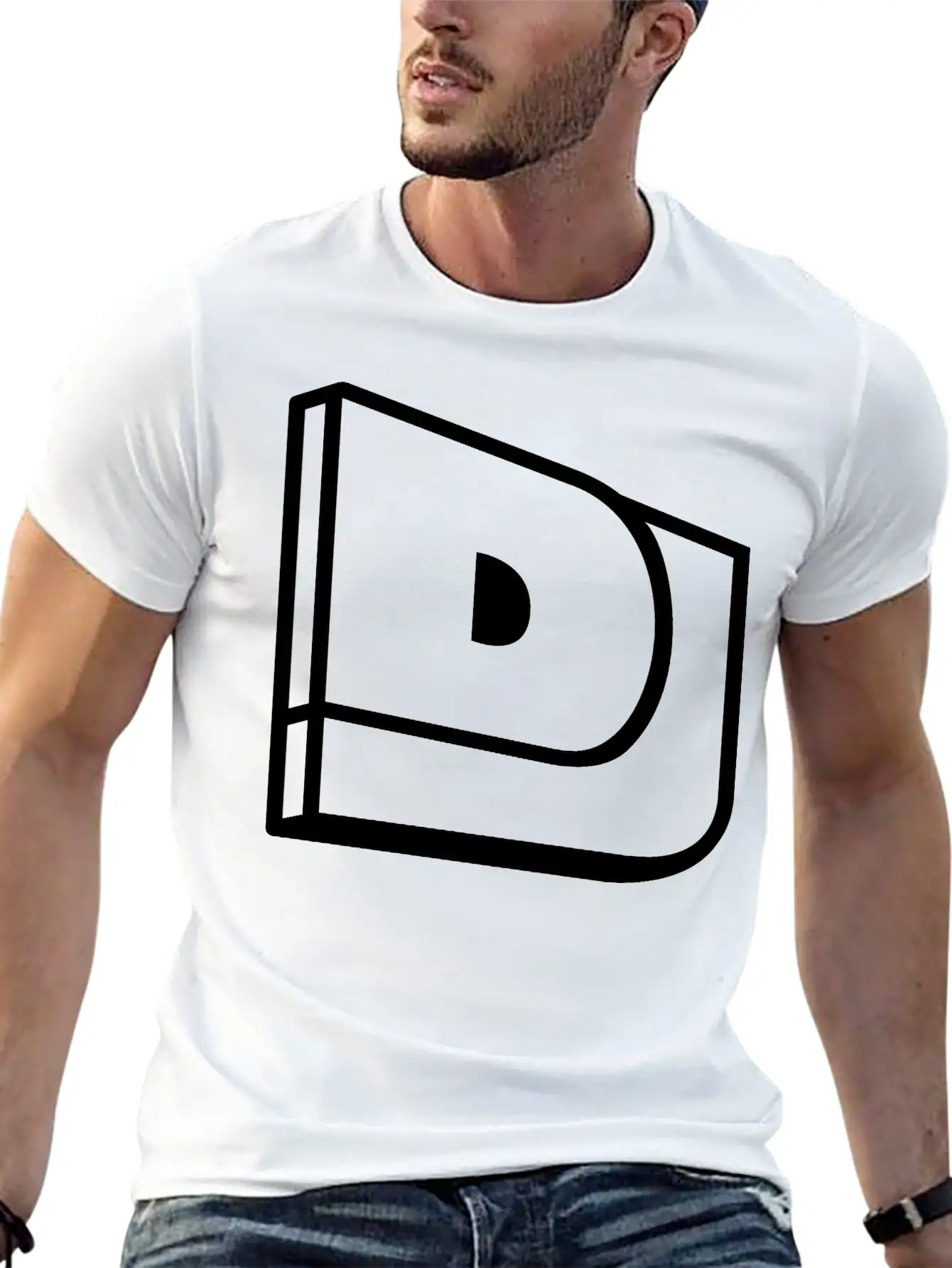 Logo DJ Cool Stylish Everyday T-Shirt – Unisex Basic Cotton Tee
