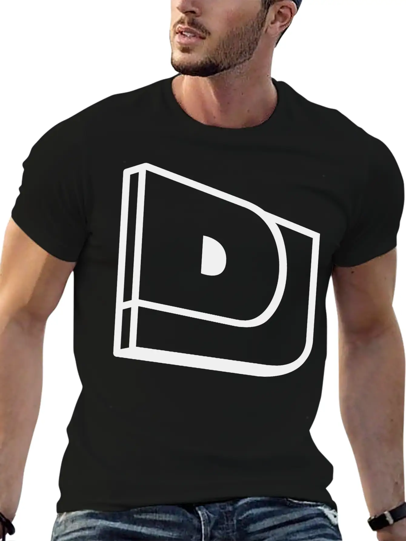 Logo DJ Cool Stylish Everyday T-Shirt – Unisex Basic Cotton Tee