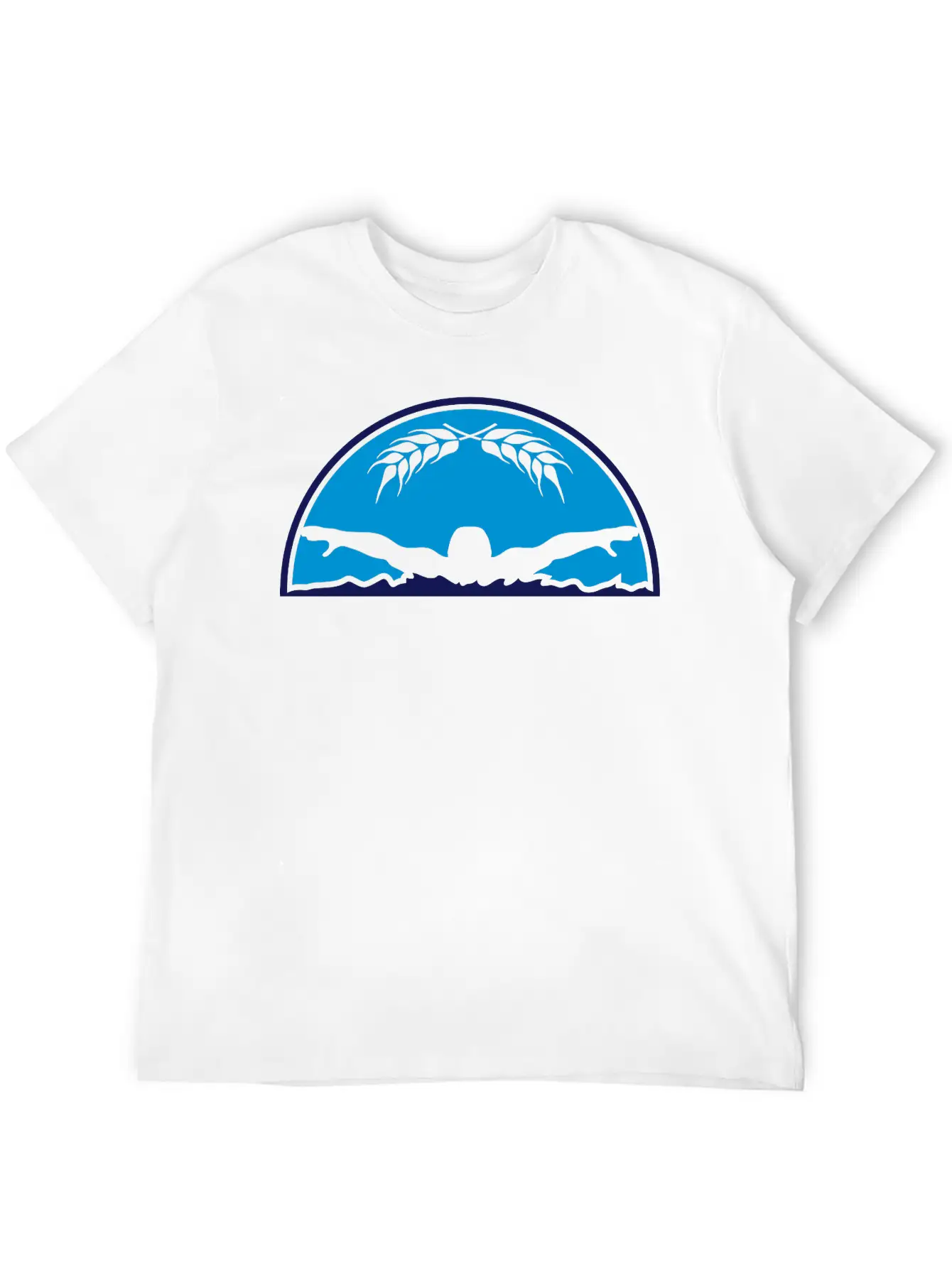 Logo Semicircle Coat Of Arms Competition Swim Swim Essential Unisex Summer Tee – Soft Cotton Casual Fit