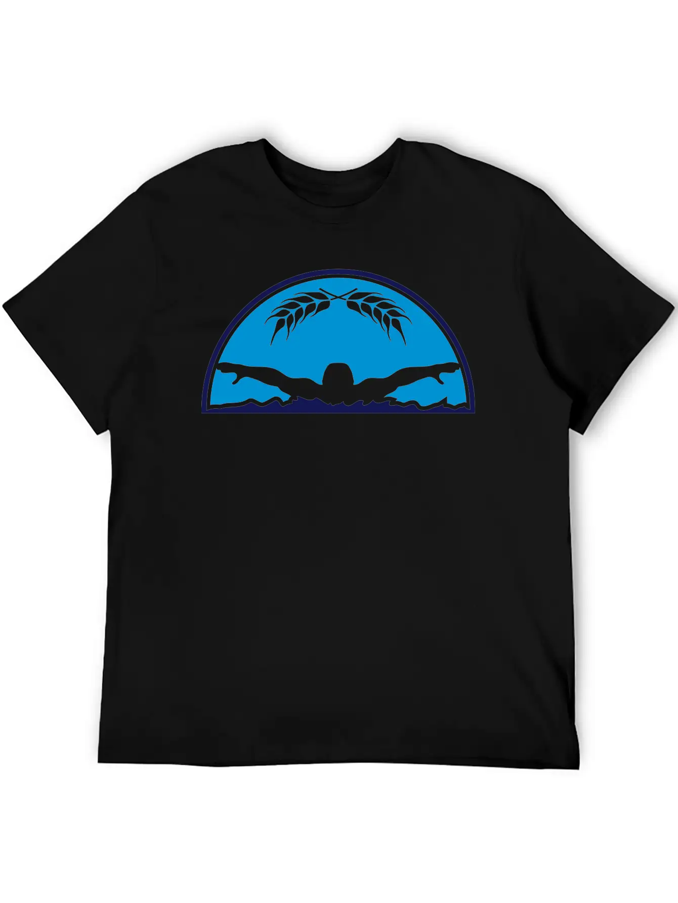 Logo Semicircle Coat Of Arms Competition Swim Swim Essential Unisex Summer Tee – Soft Cotton Casual Fit