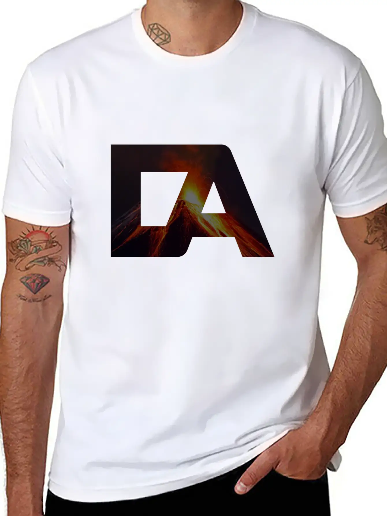 Logo - Volcano Timeless Short Sleeve Tee – Comfy And Minimalist Design