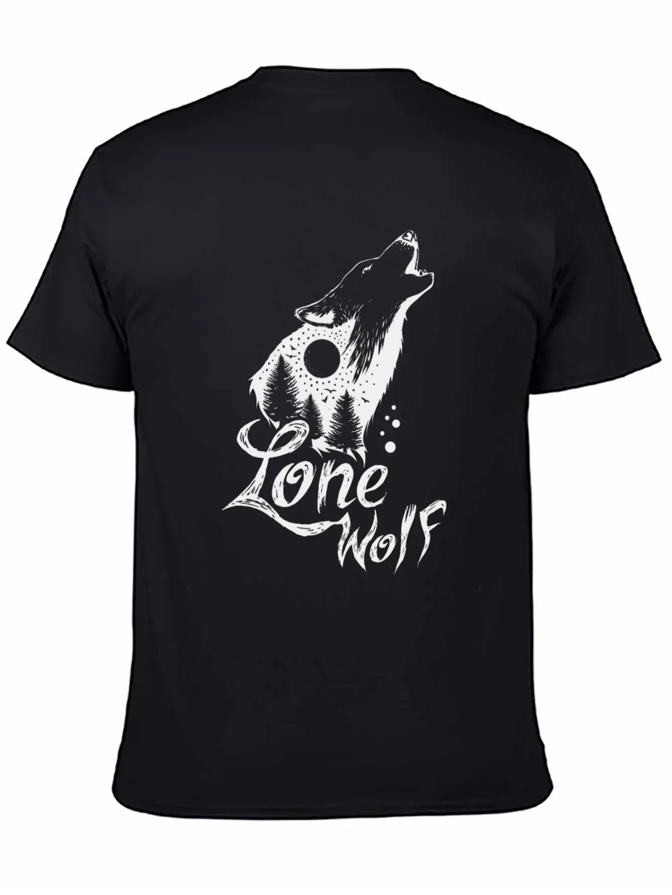Lone Wolf Comfortable Minimalist Graphic Tee – Summer Style Essential