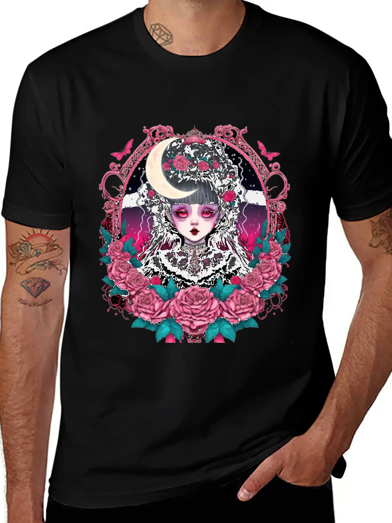 Lookism Victorian Gothic Landy Stylish Everyday T-Shirt – Unisex Basic Cotton Tee